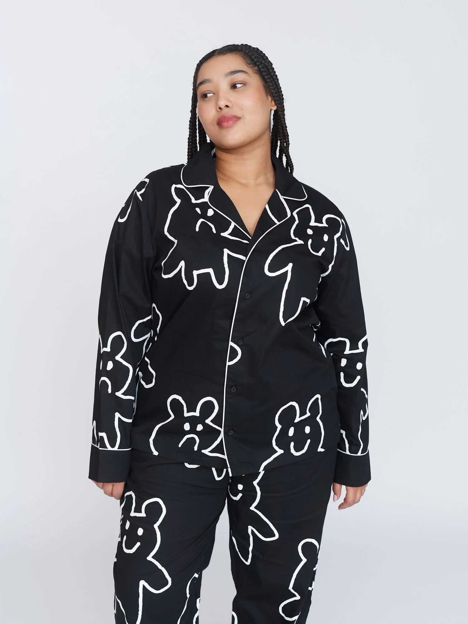 Grin And Bear It Pyjama Top - Image 2
