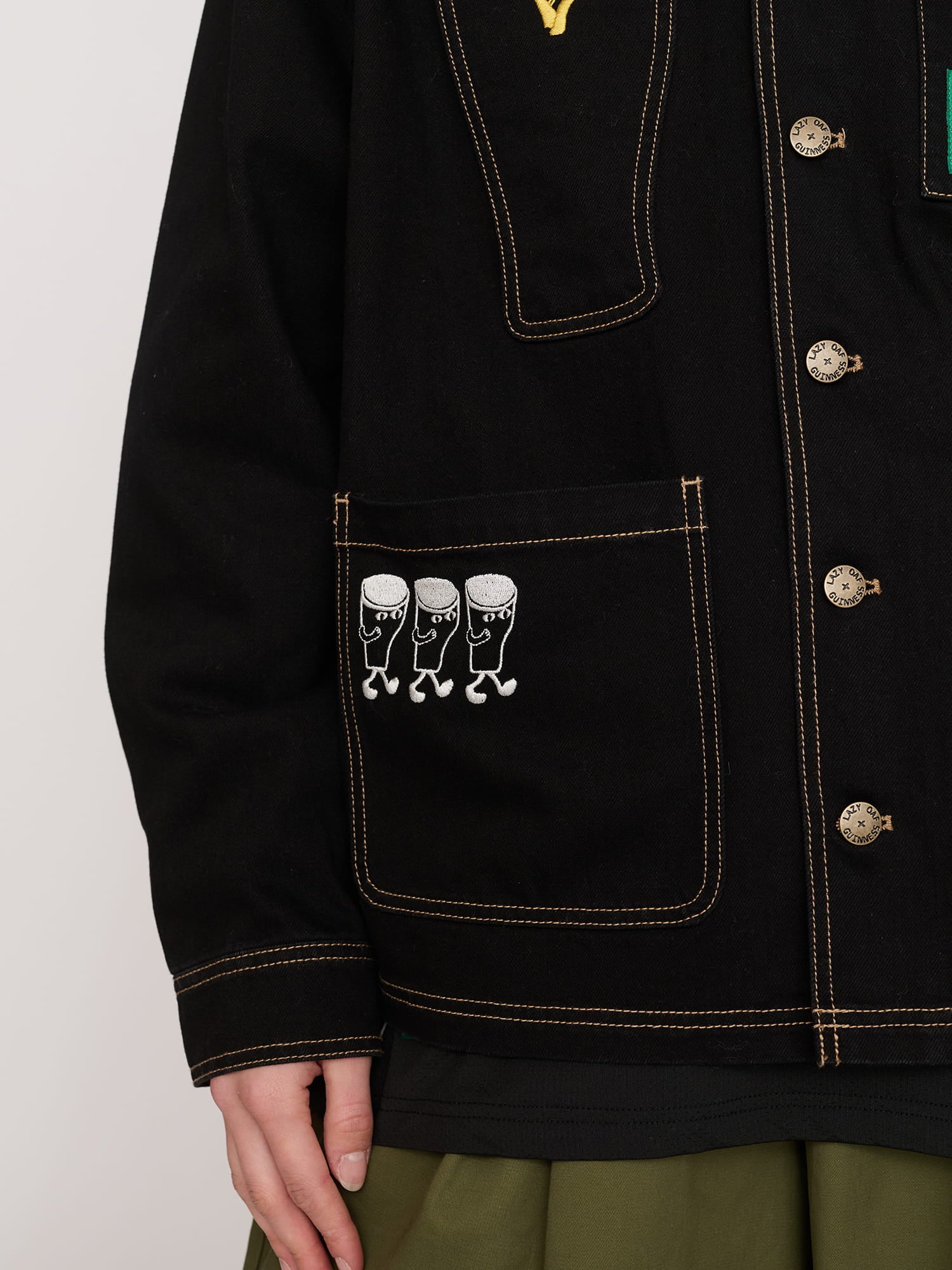 Guinness x Lazy Oaf Drayman's Jacket - Image 3