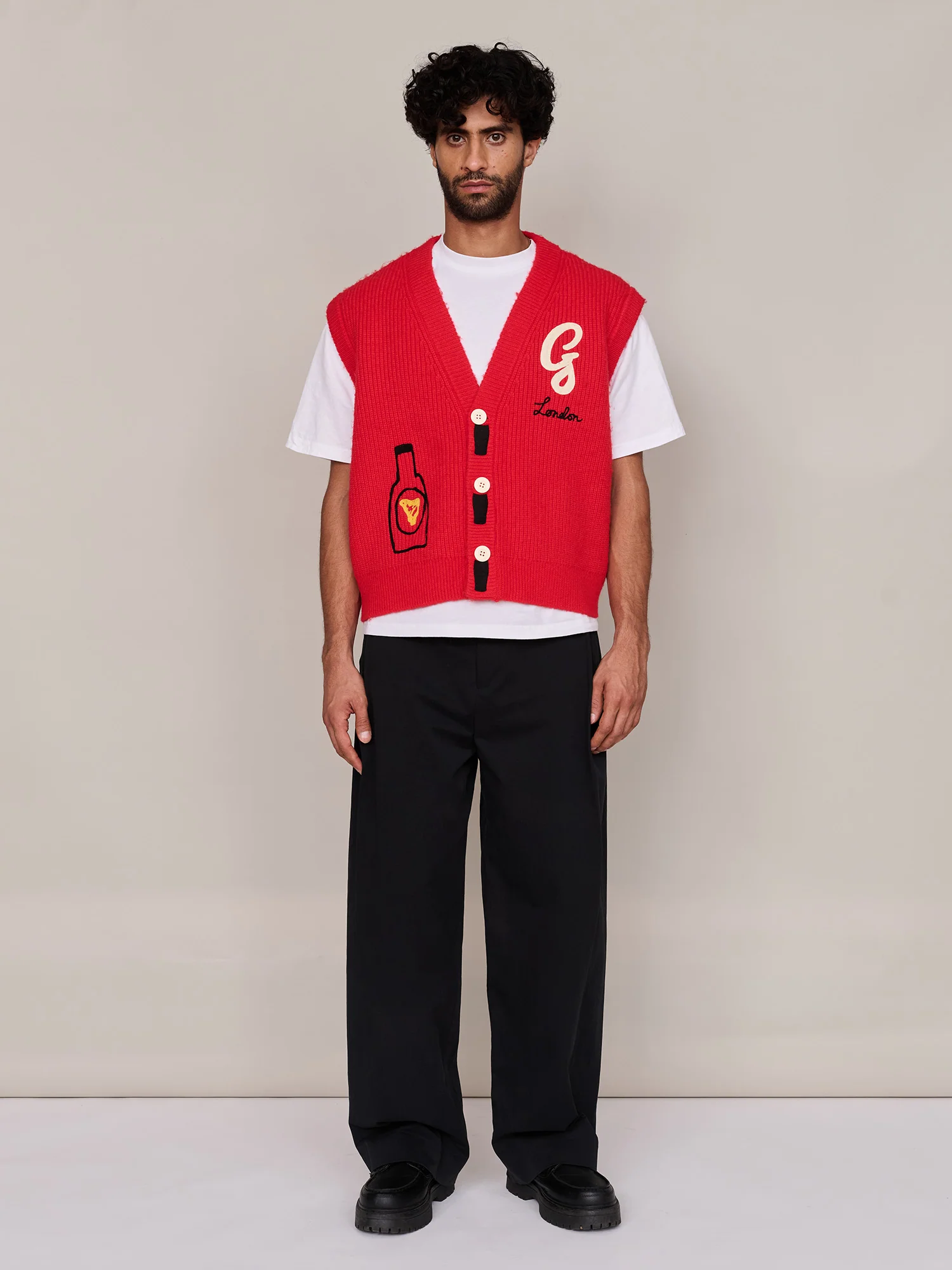 Guinness x Lazy Oaf Genius Button Through Vest - Image 3
