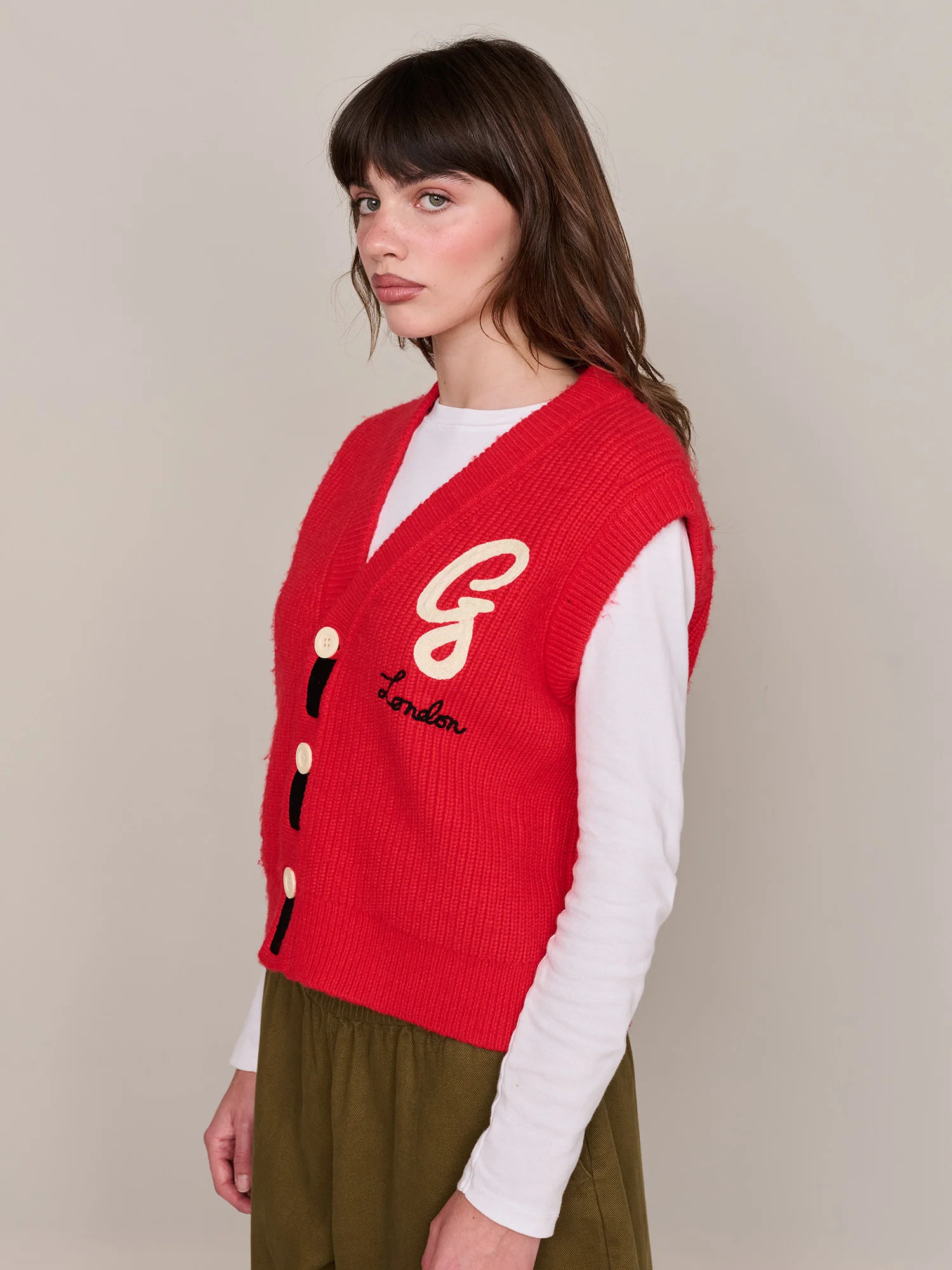 Guinness x Lazy Oaf Genius Button Through Vest - Image 4