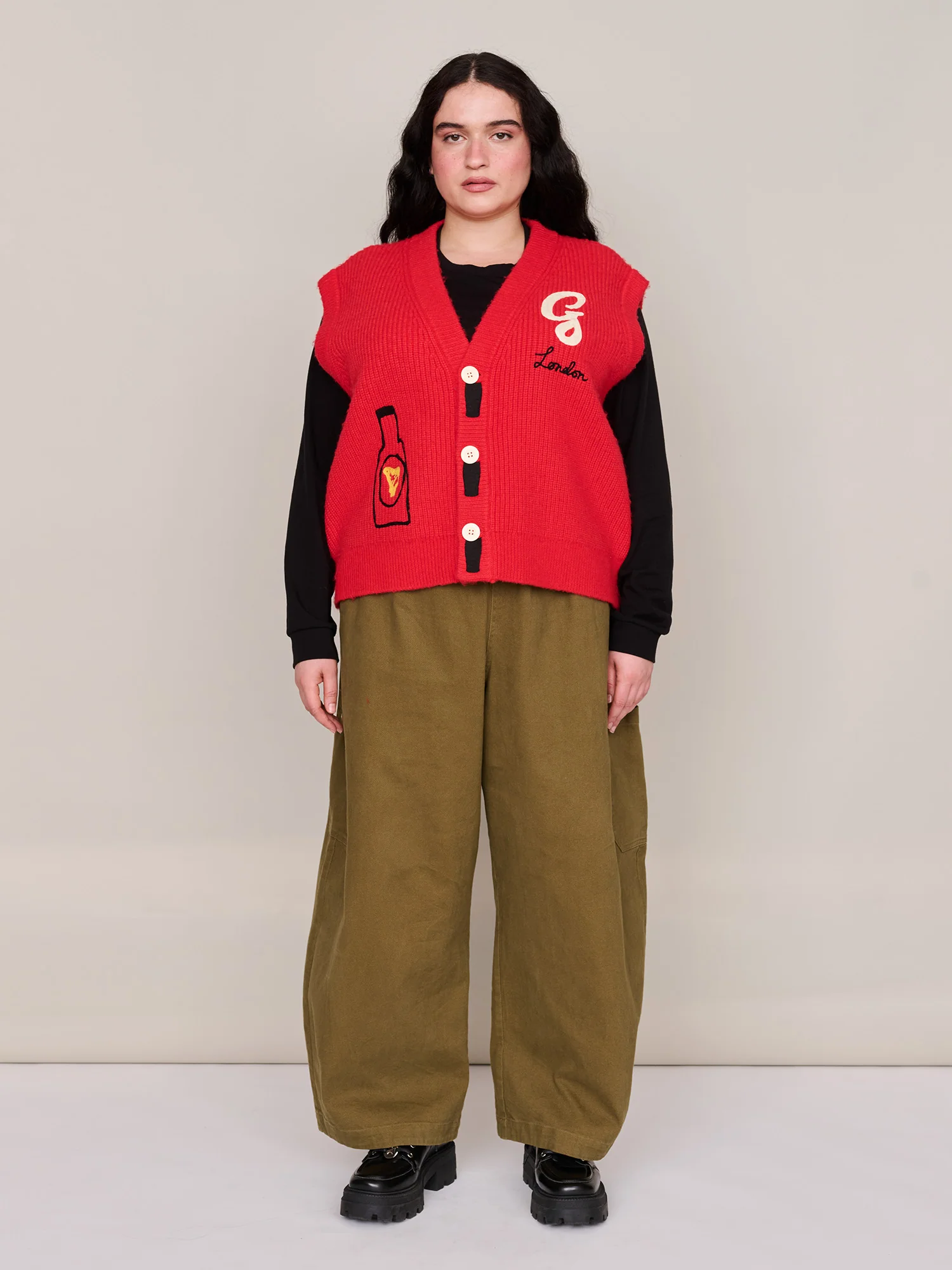 Guinness x Lazy Oaf Genius Button Through Vest - Image 5