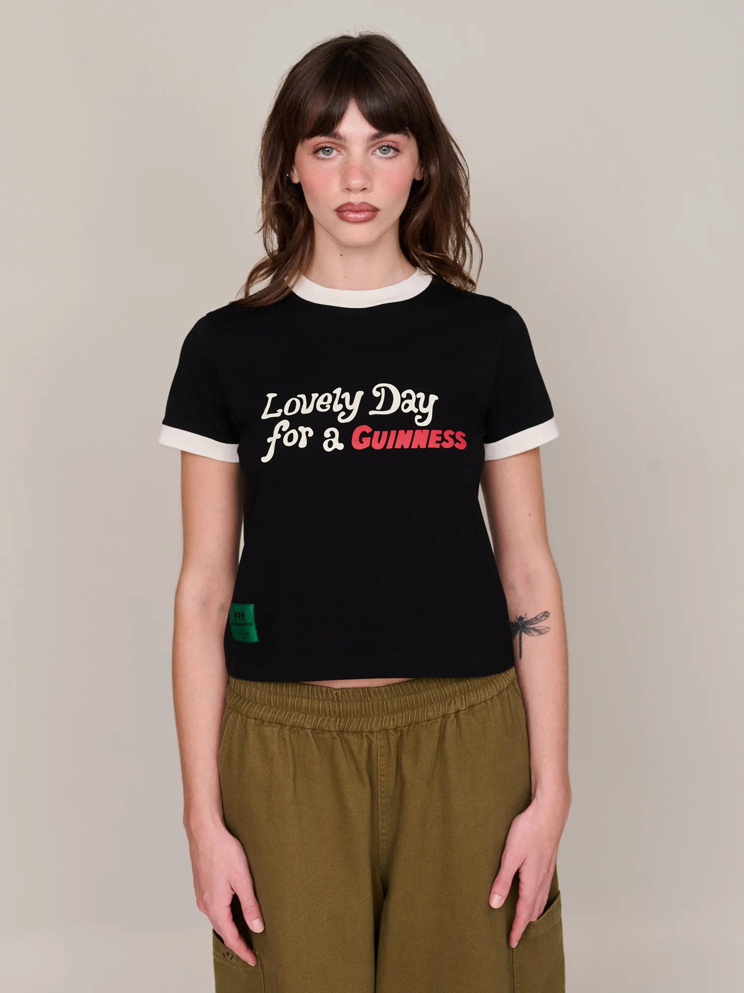 Guinness x Lazy Oaf Lovely Day Fitted T-shirt