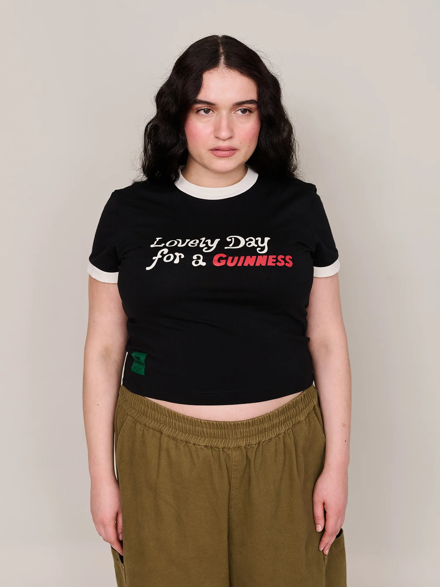 Guinness x Lazy Oaf Lovely Day Fitted T-shirt - Image 4