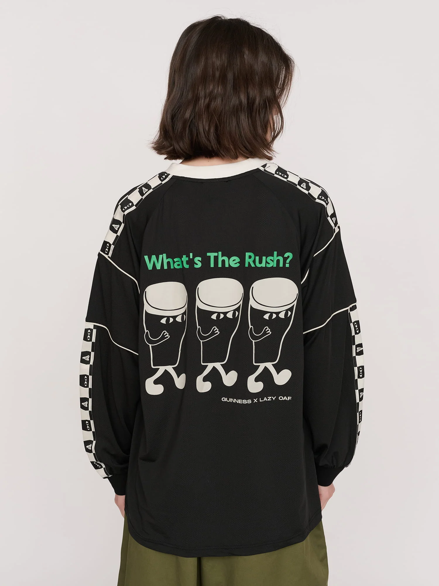 Guinness x Lazy Oaf No Rush Sports Jersey - Image 9