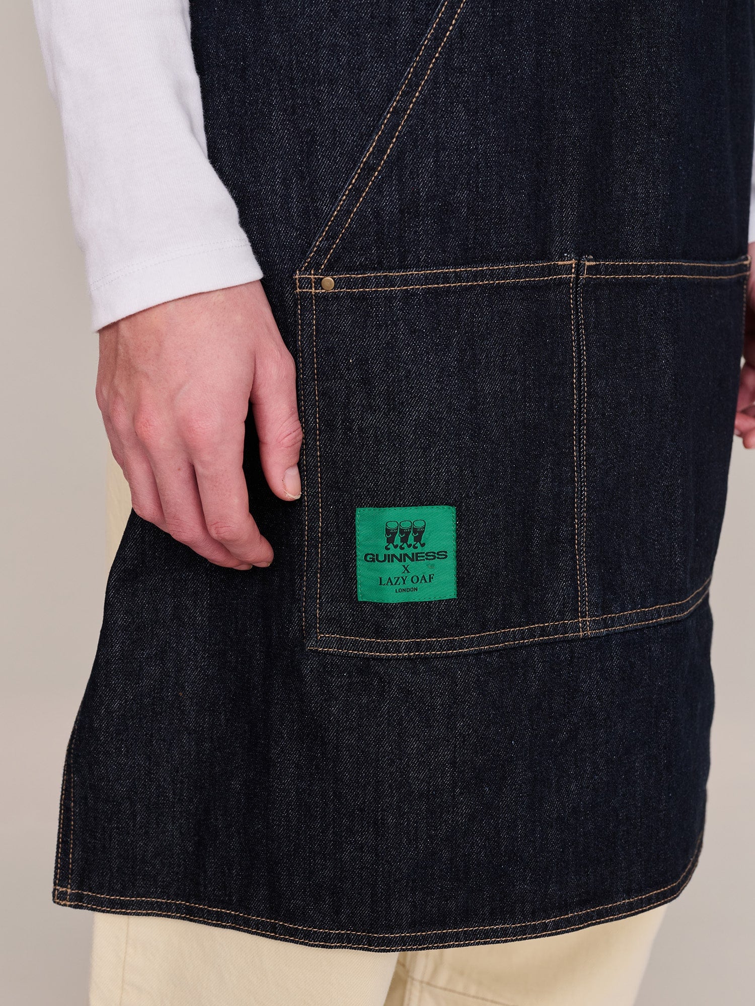 Guinness x Lazy Oaf Pint Pocket Apron - Image 6