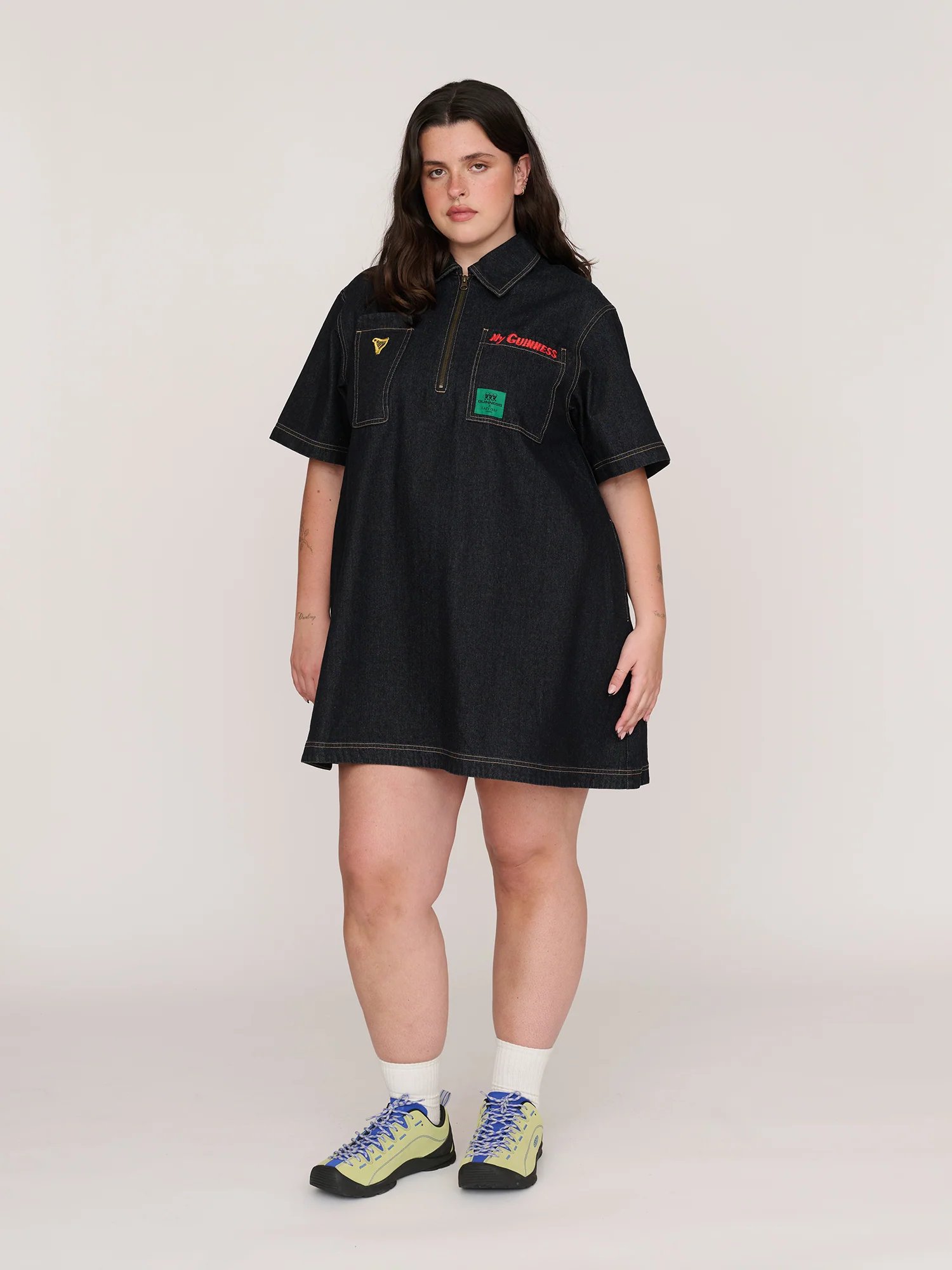 Guinness x Lazy Oaf Pint Pocket Dress - Image 5