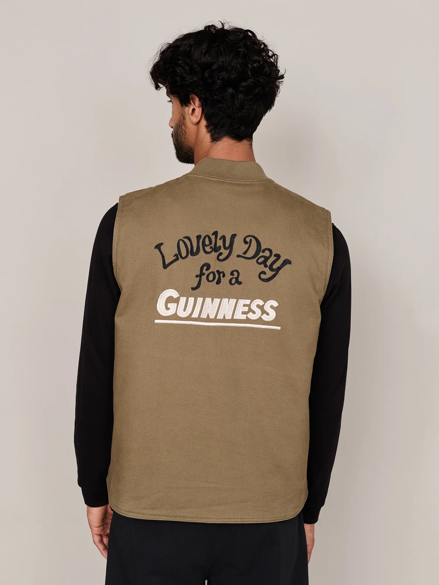 Guinness x Lazy Oaf Pint Pocket Gilet - Image 2