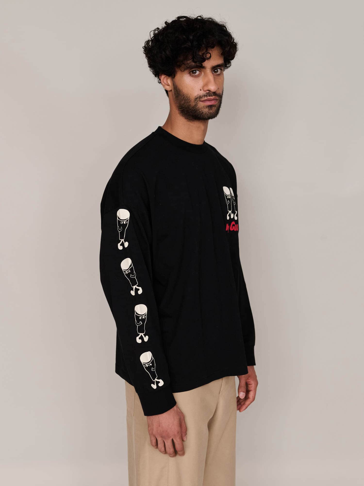 Guinness x Lazy Oaf What's The Rush Tee - Image 4