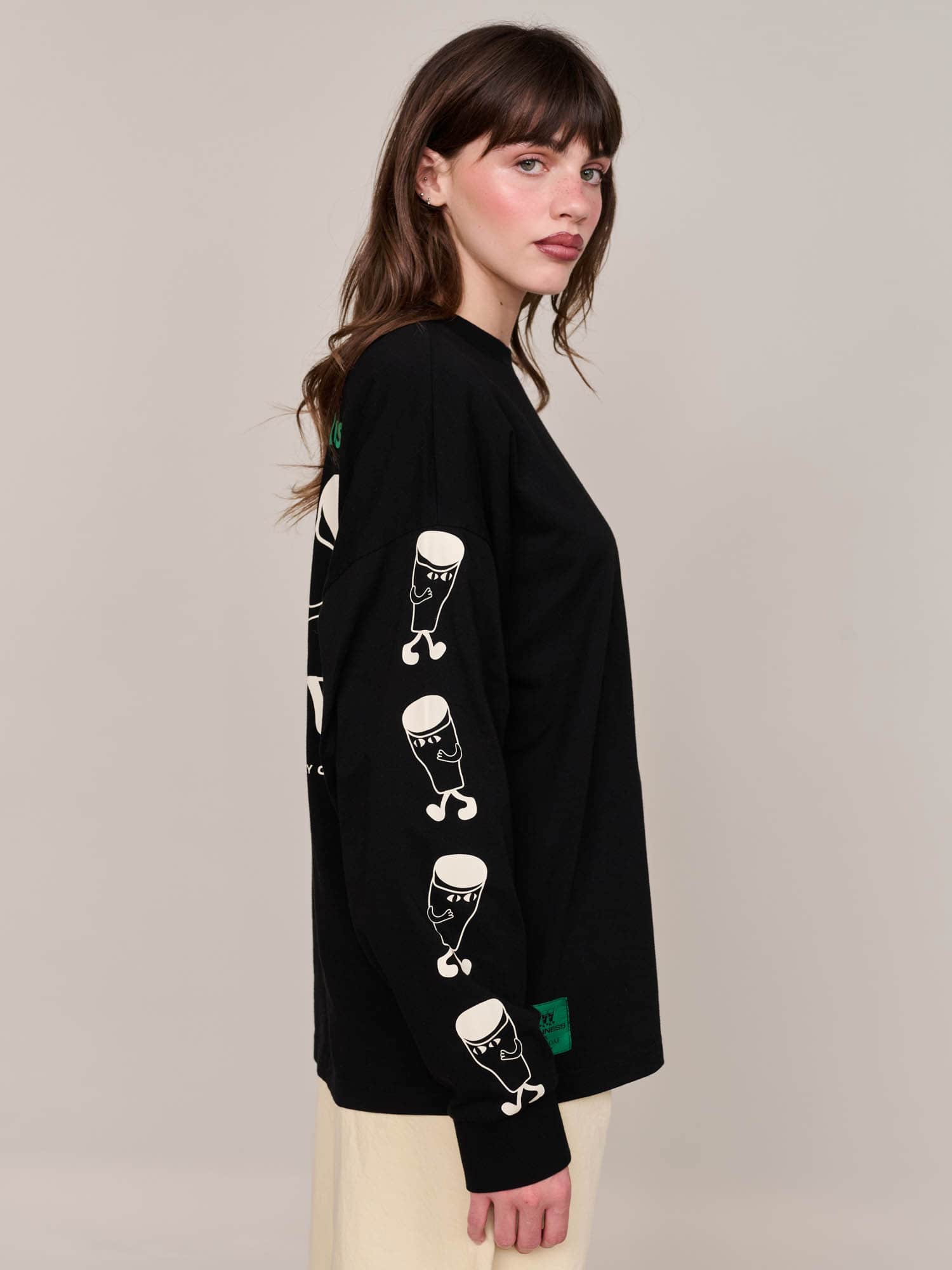 Guinness x Lazy Oaf What's The Rush Tee - Image 8