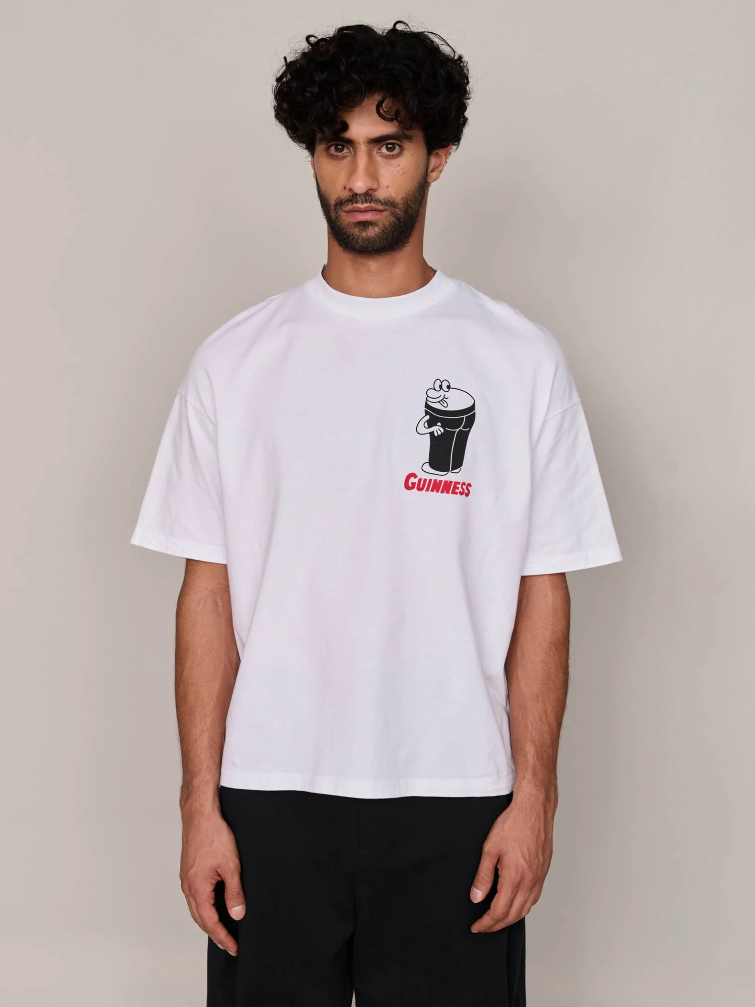 Guinness x Lazy Oaf White Cheeky Pints T-shirt - Image 6