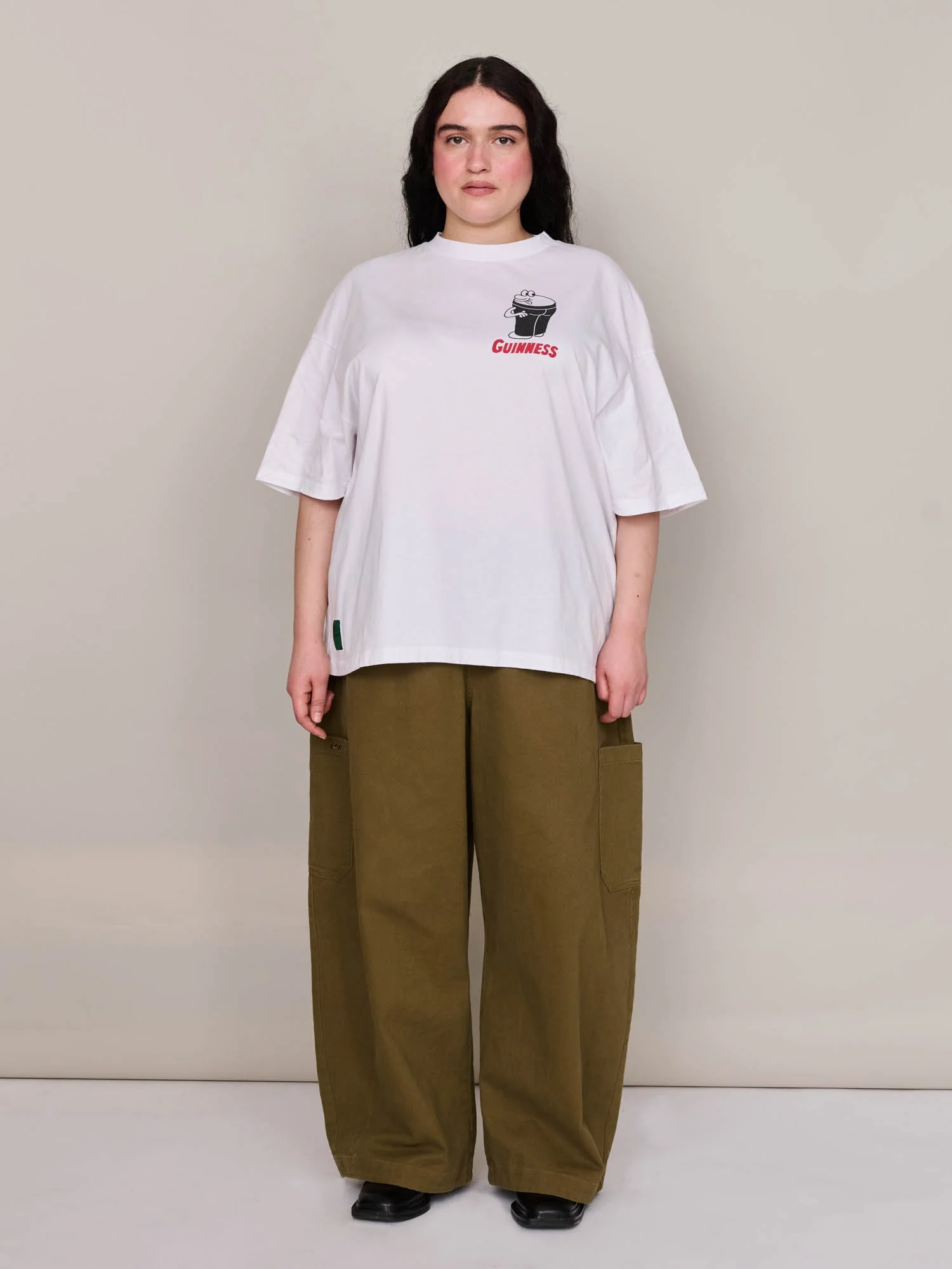 Guinness x Lazy Oaf White Cheeky Pints T-shirt - Image 7