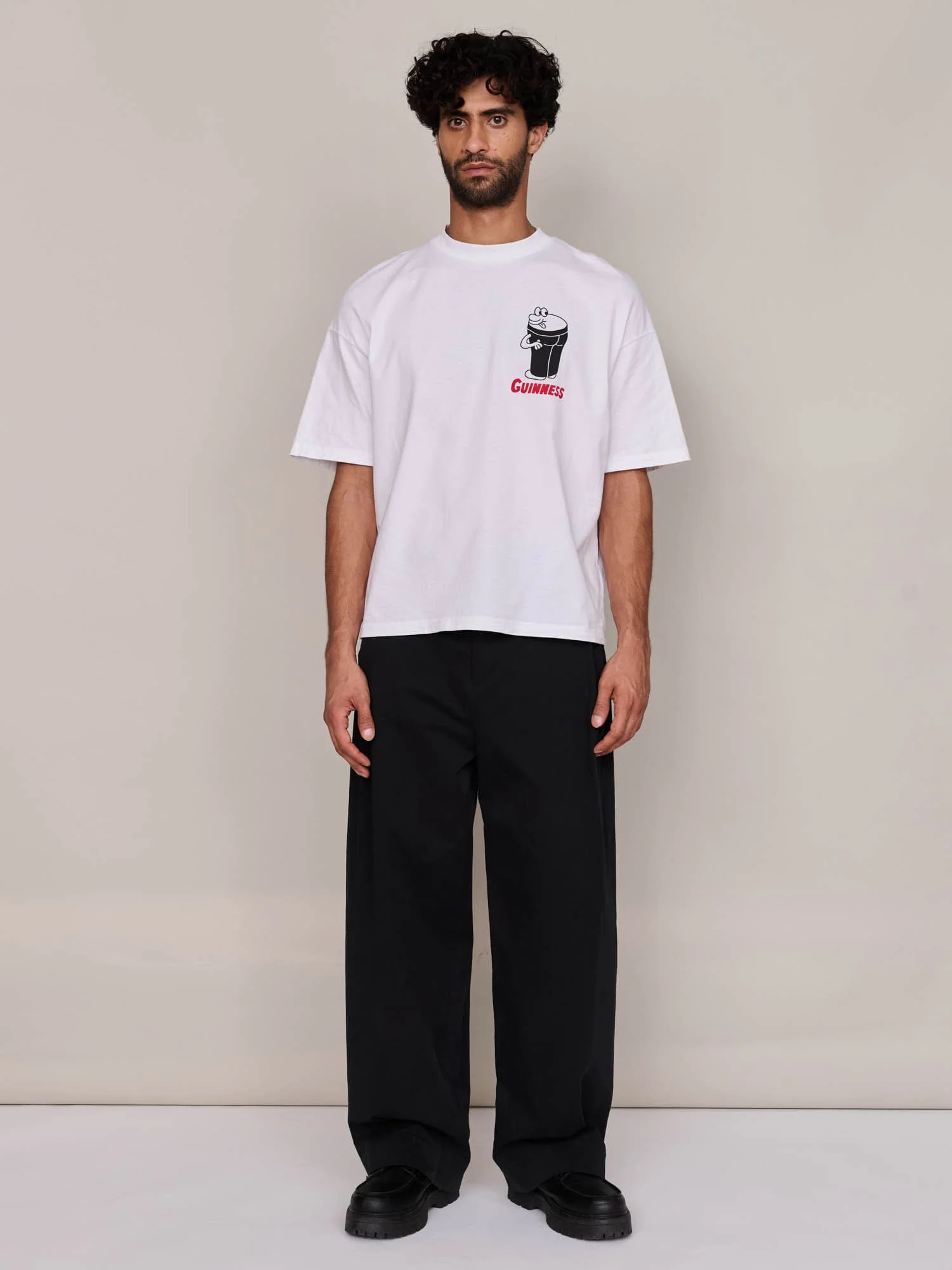 Guinness x Lazy Oaf White Cheeky Pints T-shirt - Image 9