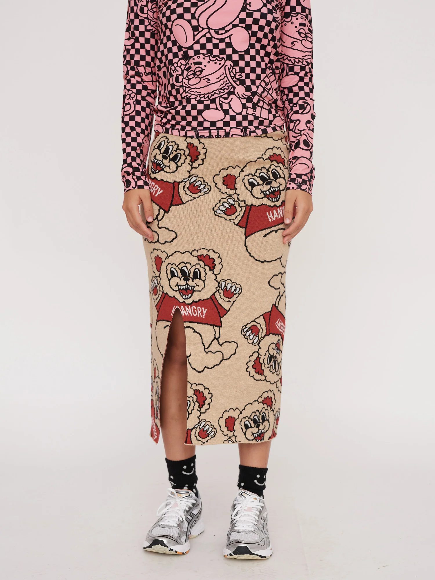 Hangry Bear Knitted Skirt - Image 3