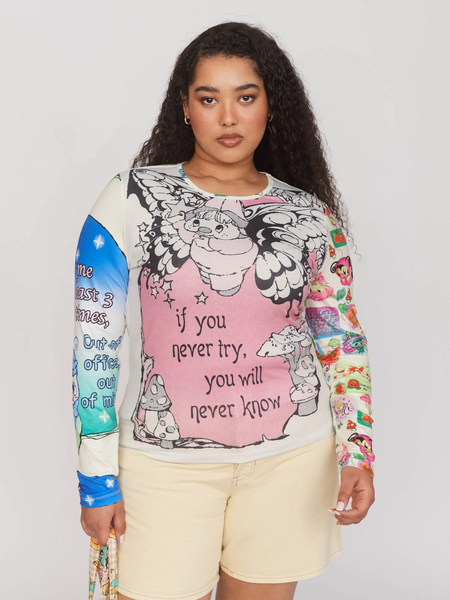 Hannah-Michelle X Lazy Oaf Mash Up Top - Image 4