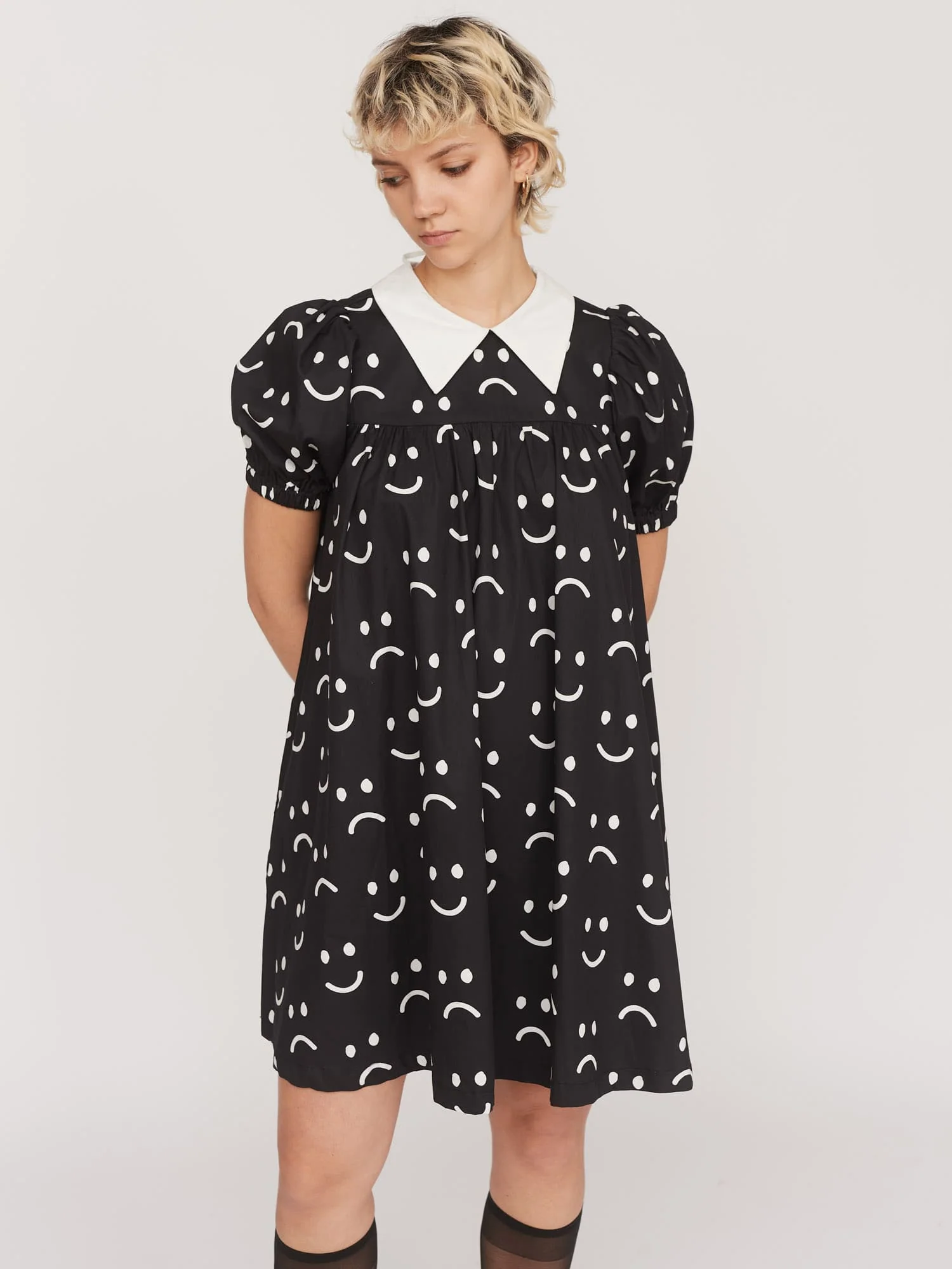 Happy Sad Babydoll Dress