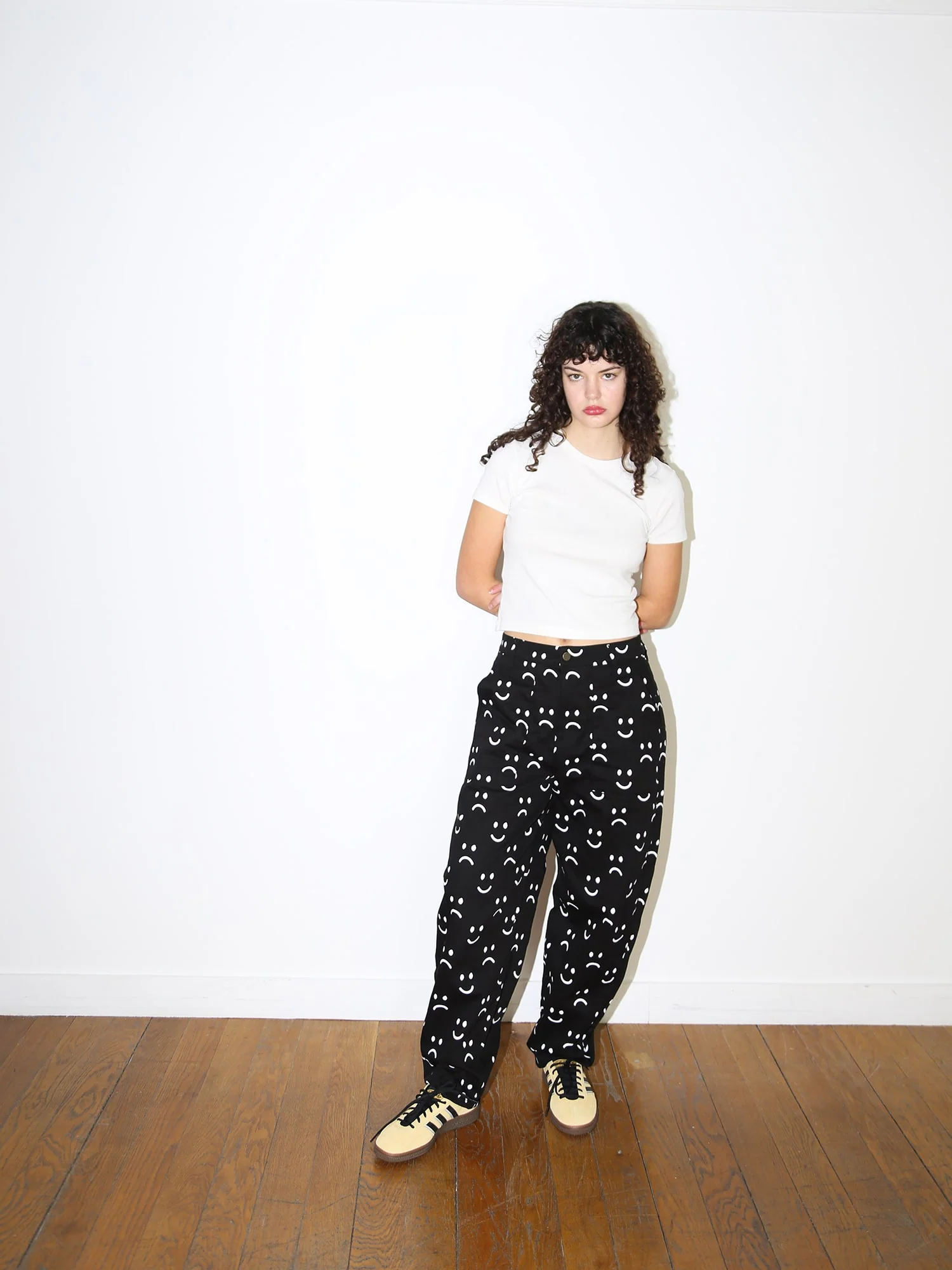 Happy Sad Barrel Leg Trousers - Image 4