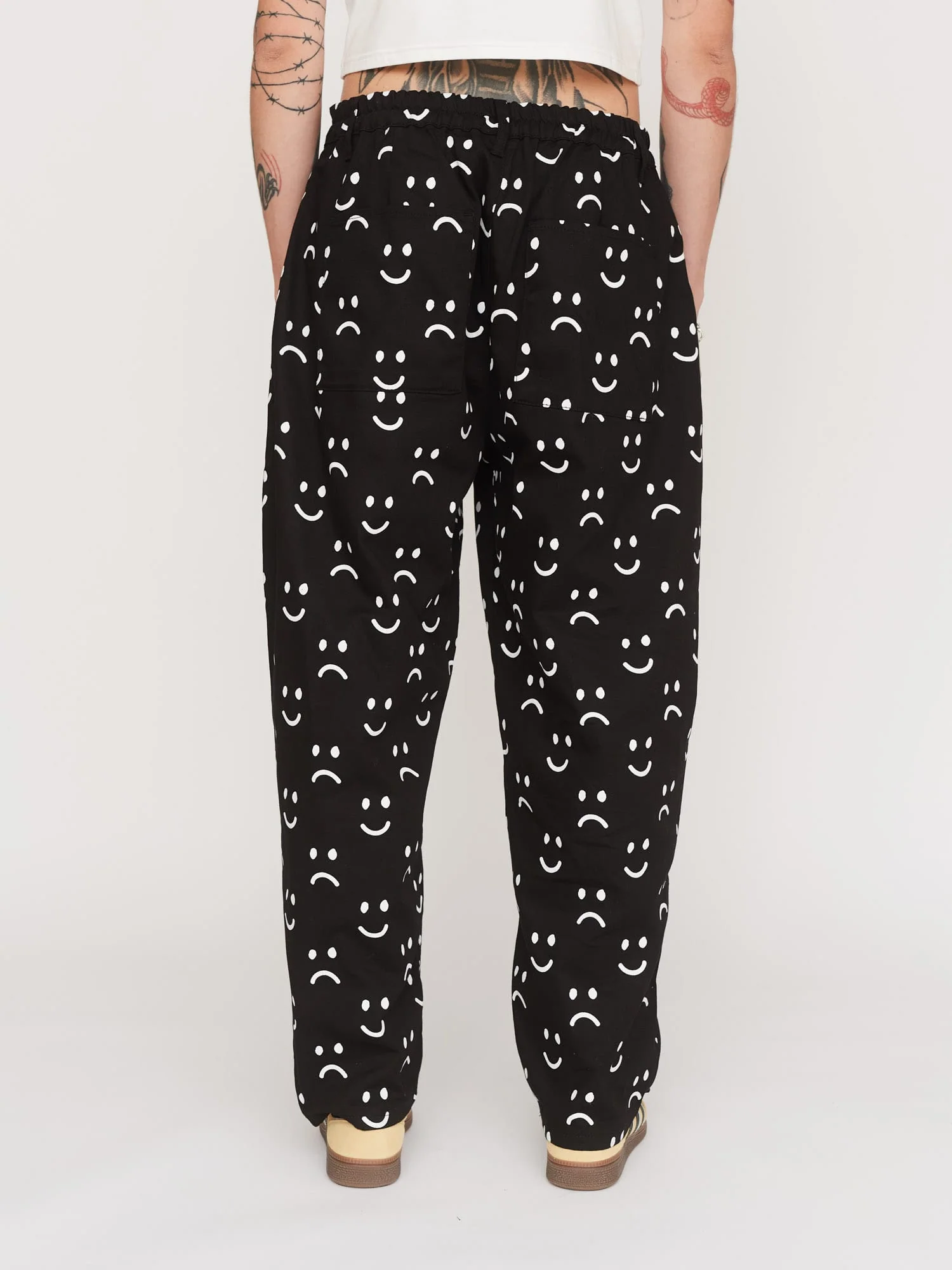 Happy Sad Barrel Leg Trousers - Image 6