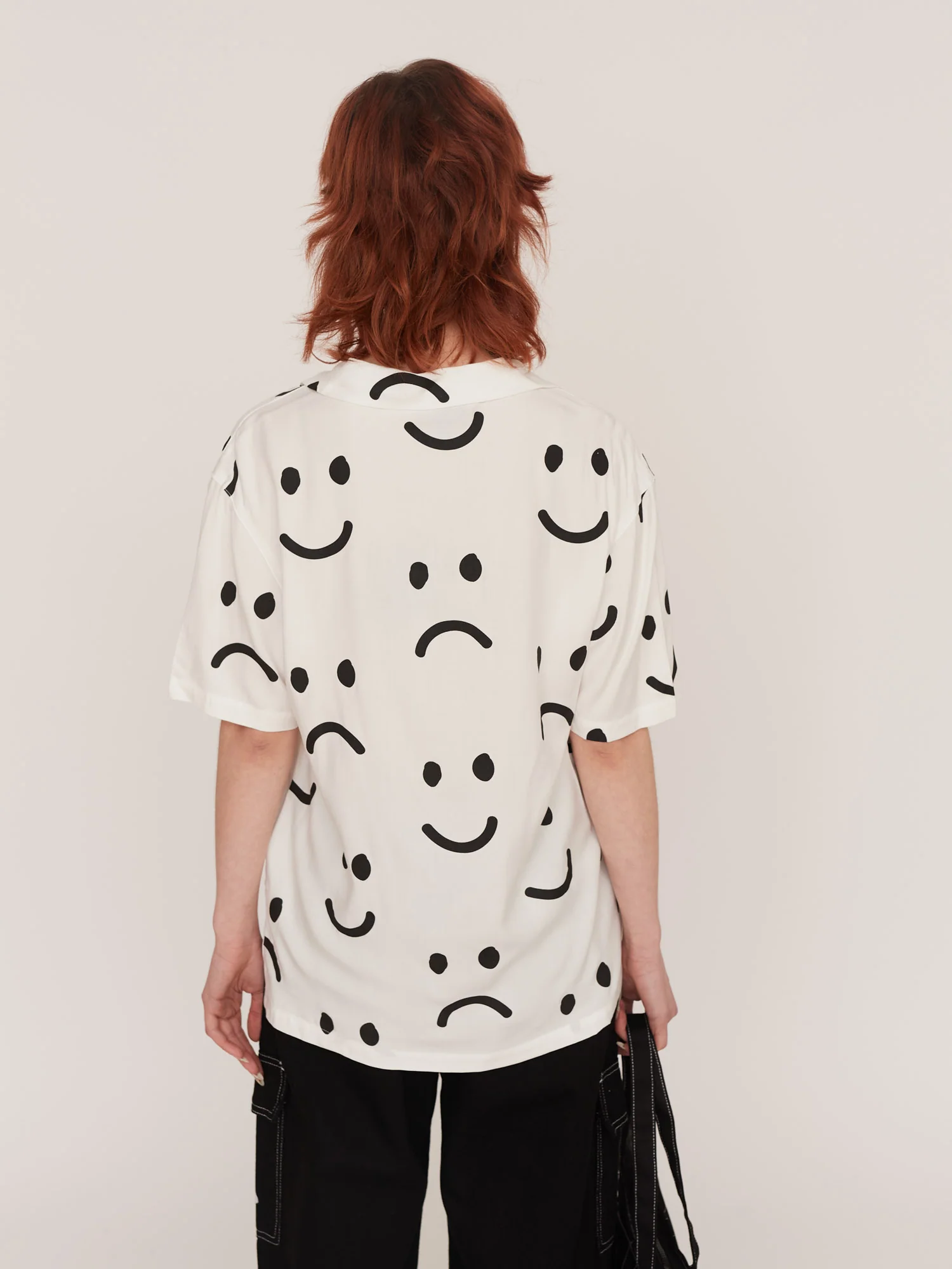 Happy Sad Bowling Shirt - Image 3