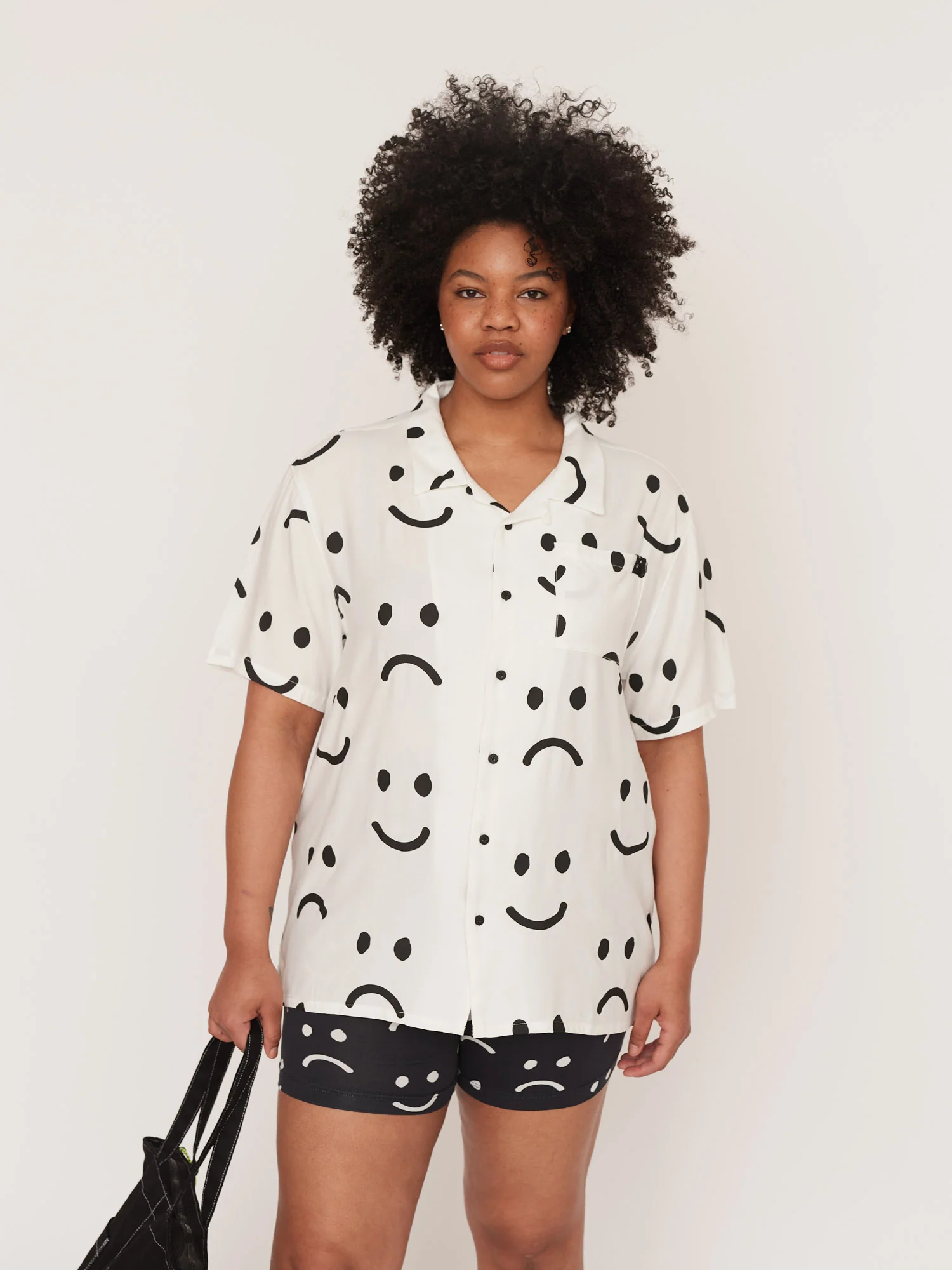 Happy Sad Bowling Shirt - Image 4