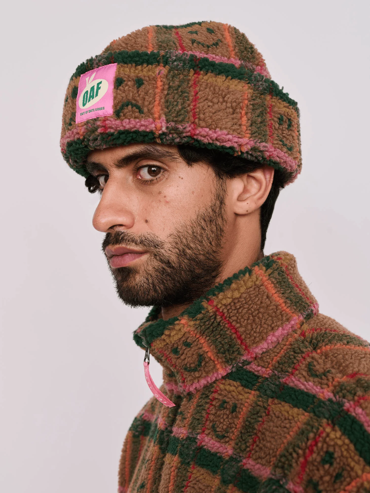 Happy Sad Check Fleece Set - Image 2