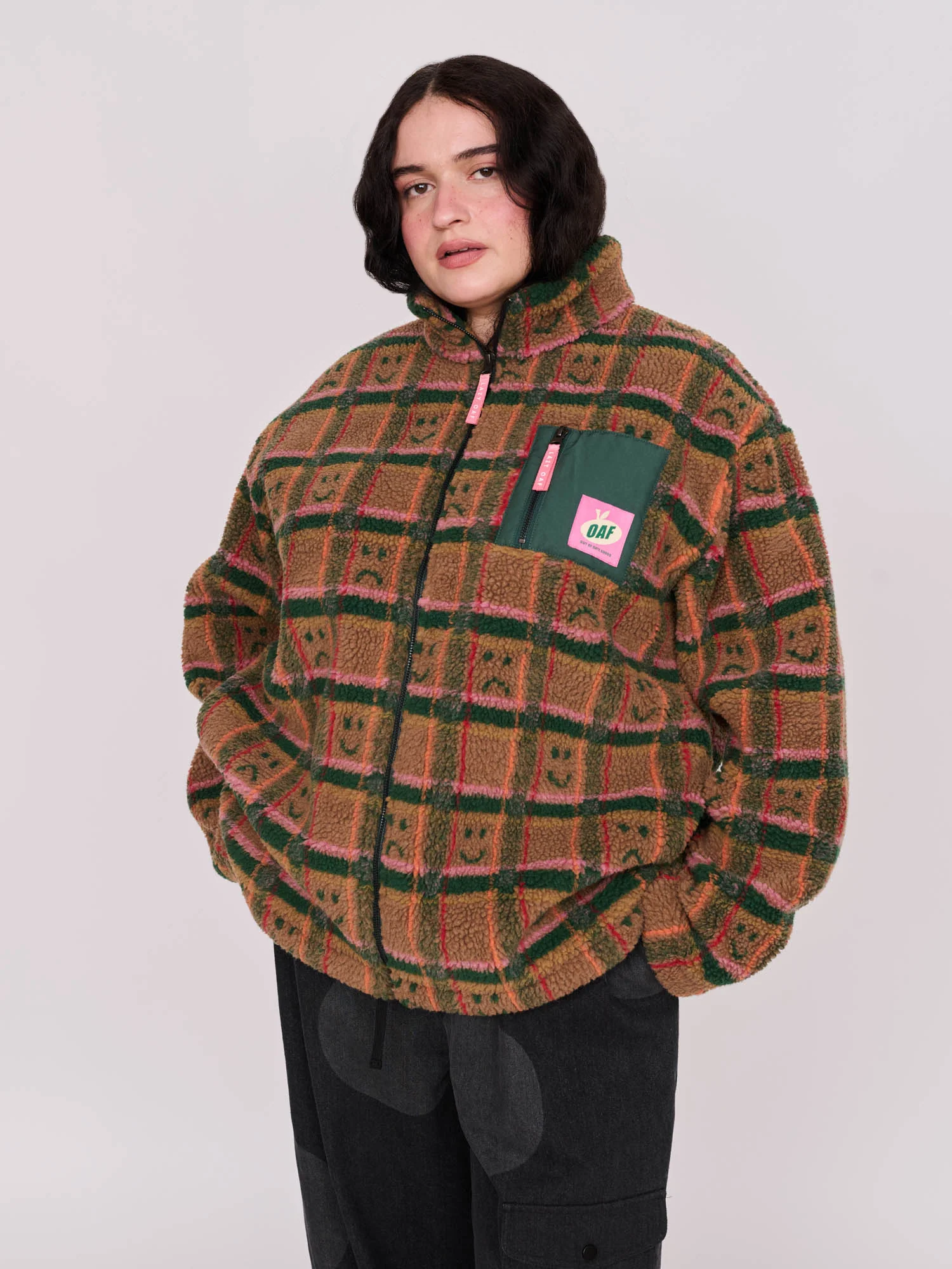 Happy Sad Check Fleece Set - Image 3