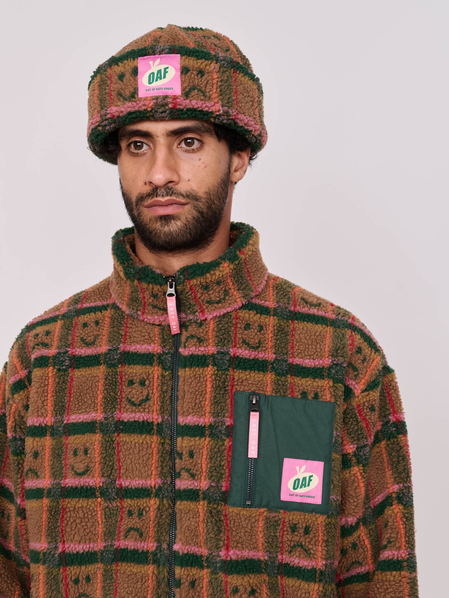 Happy Sad Check Fleece Set - Image 7