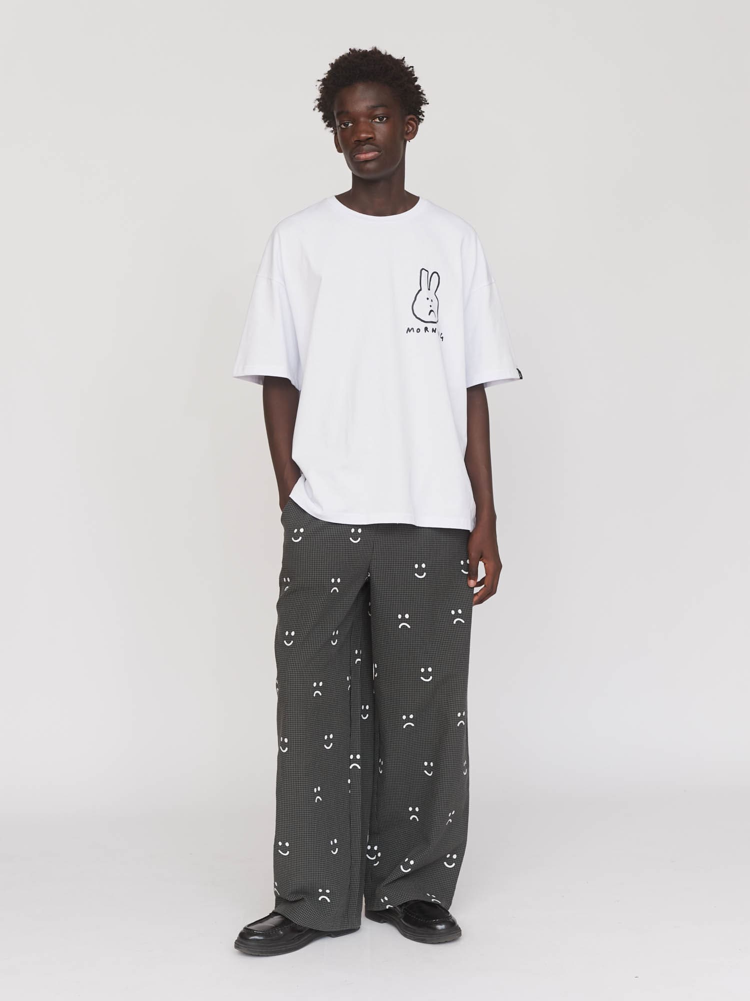 Happy Sad Check Trousers - Image 2