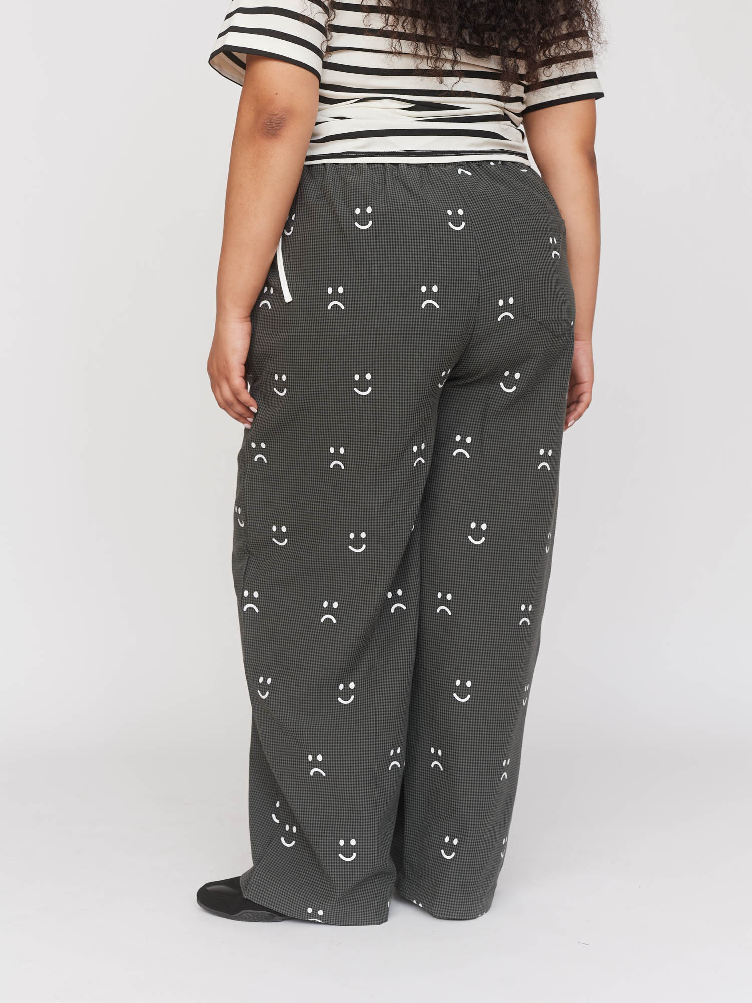 Happy Sad Check Trousers - Image 8