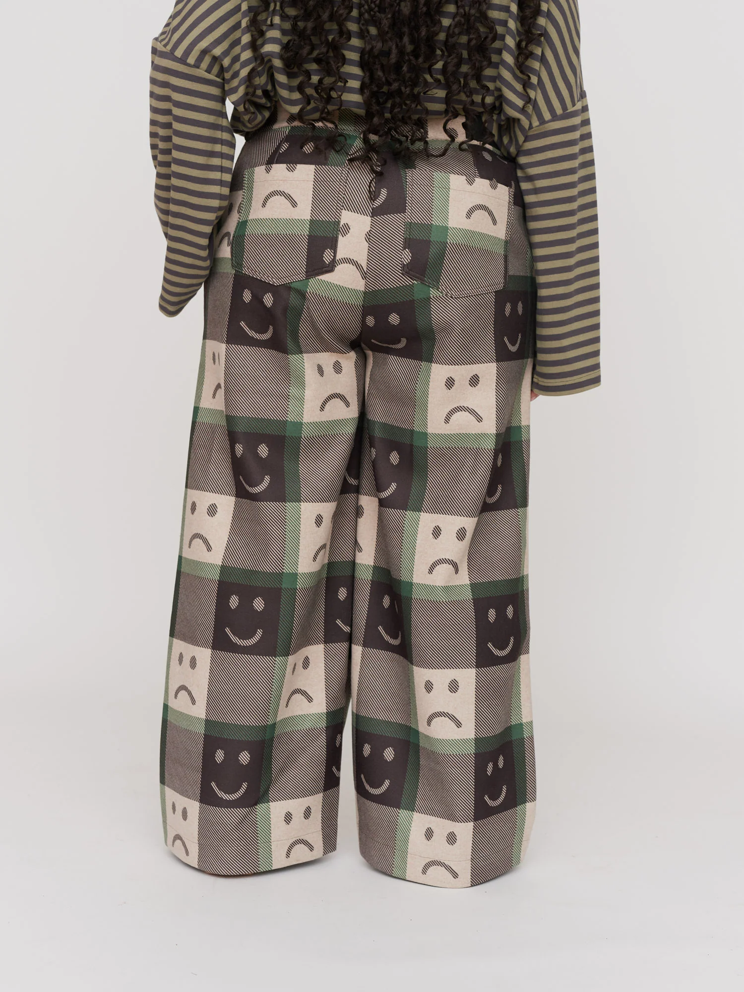 Happy Sad Check Trousers - Image 7