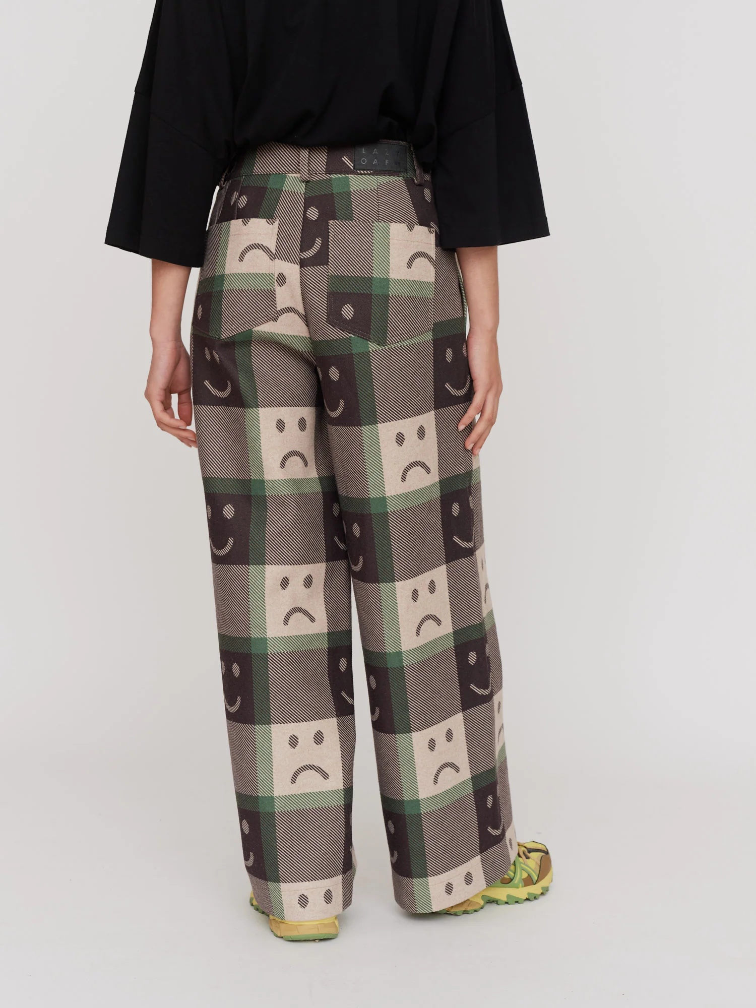 Happy Sad Check Trousers - Image 9