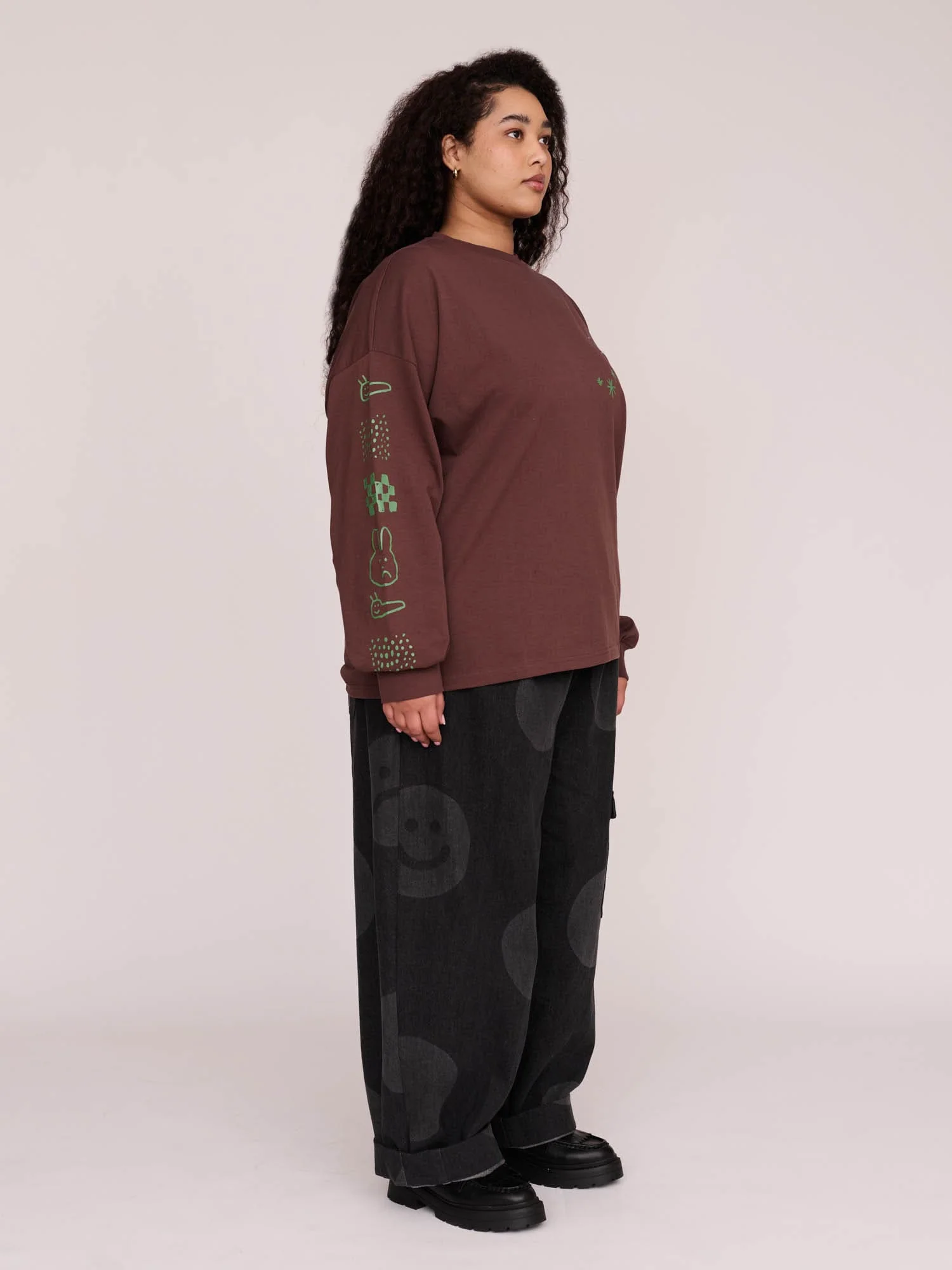 Happy Sad Critters Long Sleeve Tee - Image 6