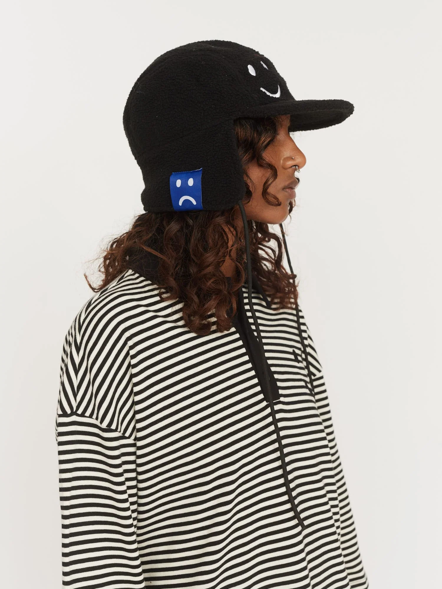 Happy Sad Ear Warmer Cap - Image 6