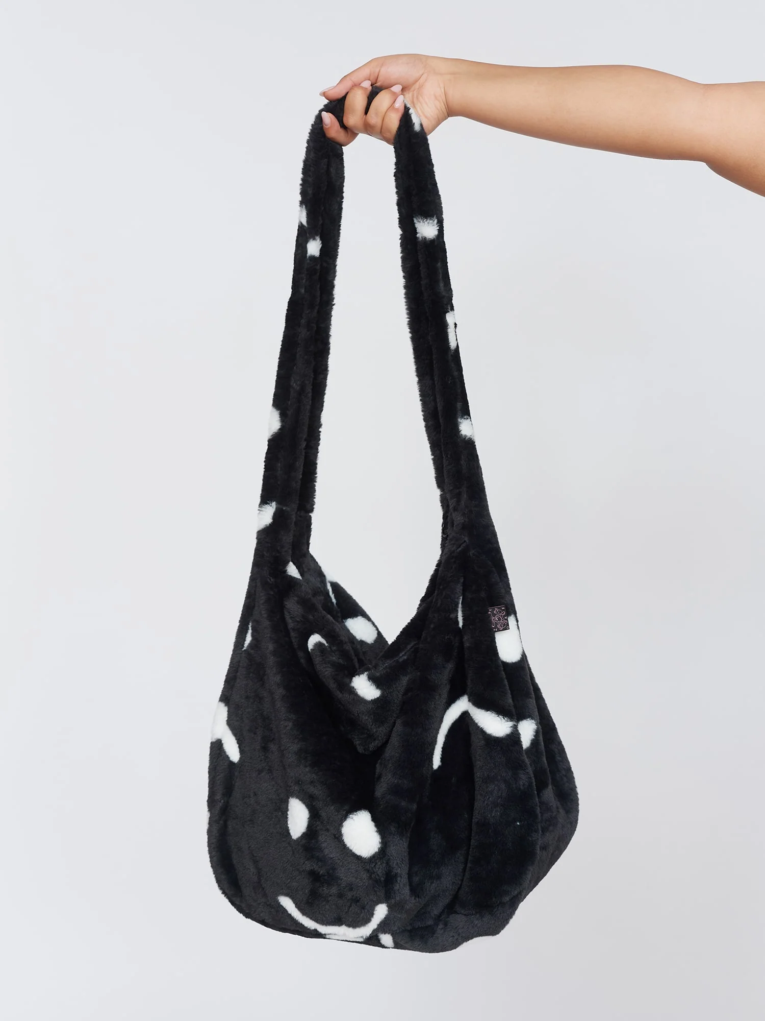 Happy Sad Faux Fur Bag - Image 3