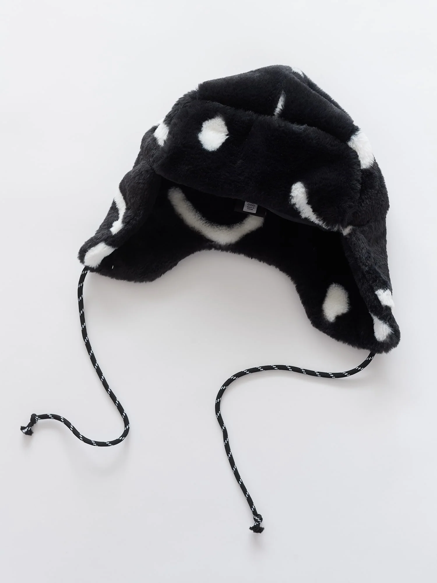 Happy Sad Faux Fur Trapper Hat - Image 2