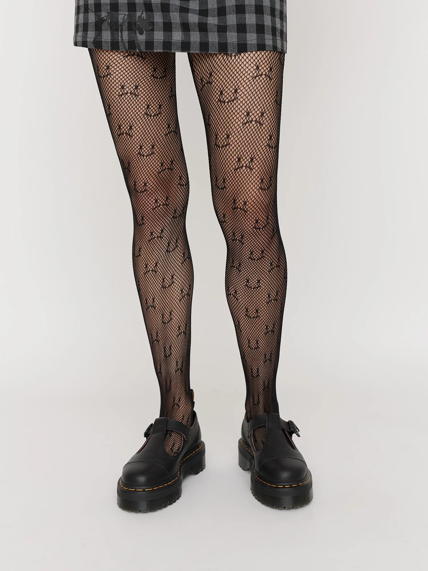 Happy Sad Fishnet Tights - Image 3