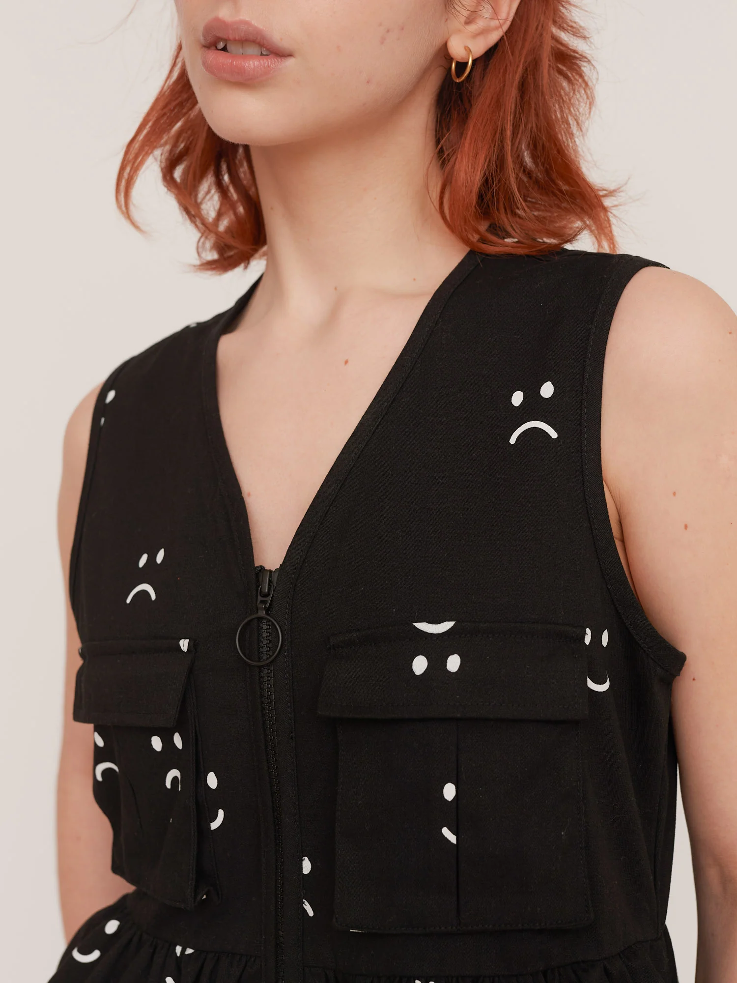 Happy Sad Gilet Dress - Image 4