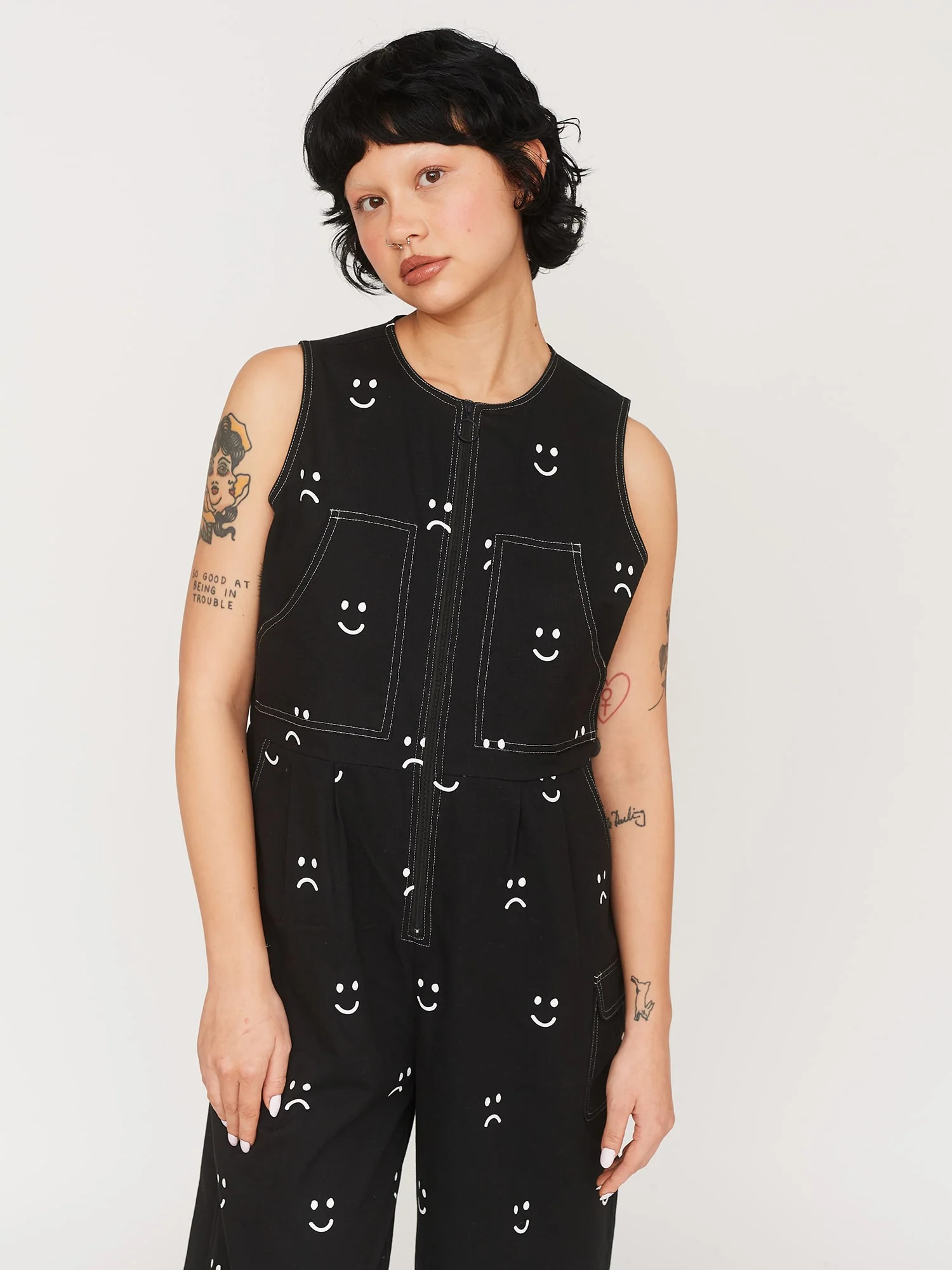 Happy Sad Gilet Jumpsuit - Image 5