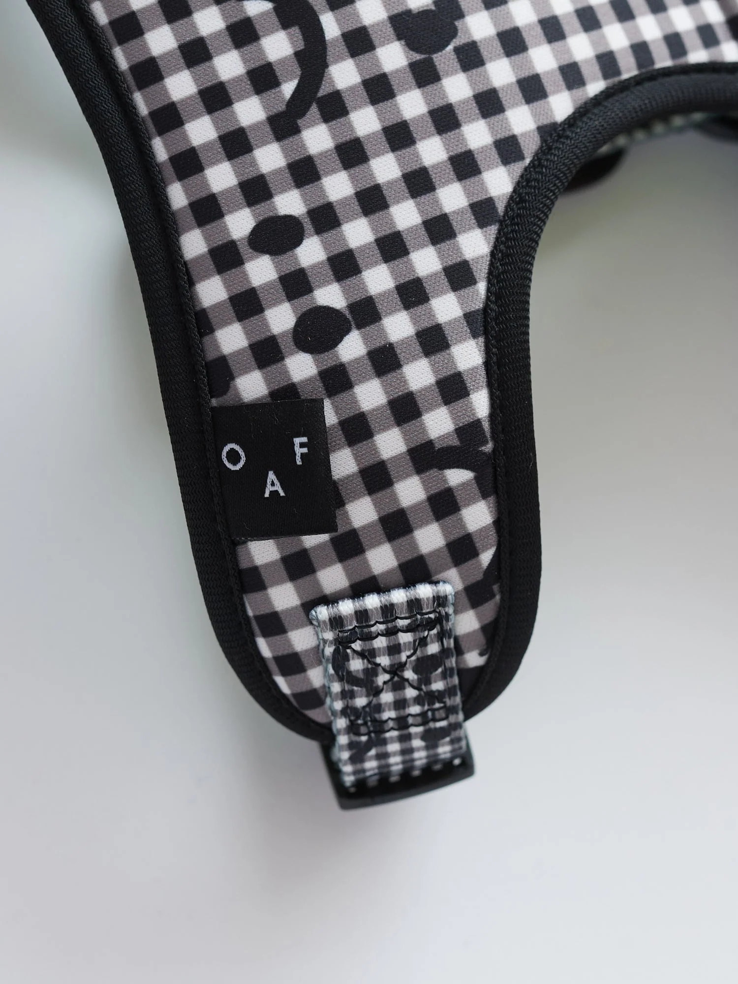 Happy Sad Gingham Dog Harness - Image 8