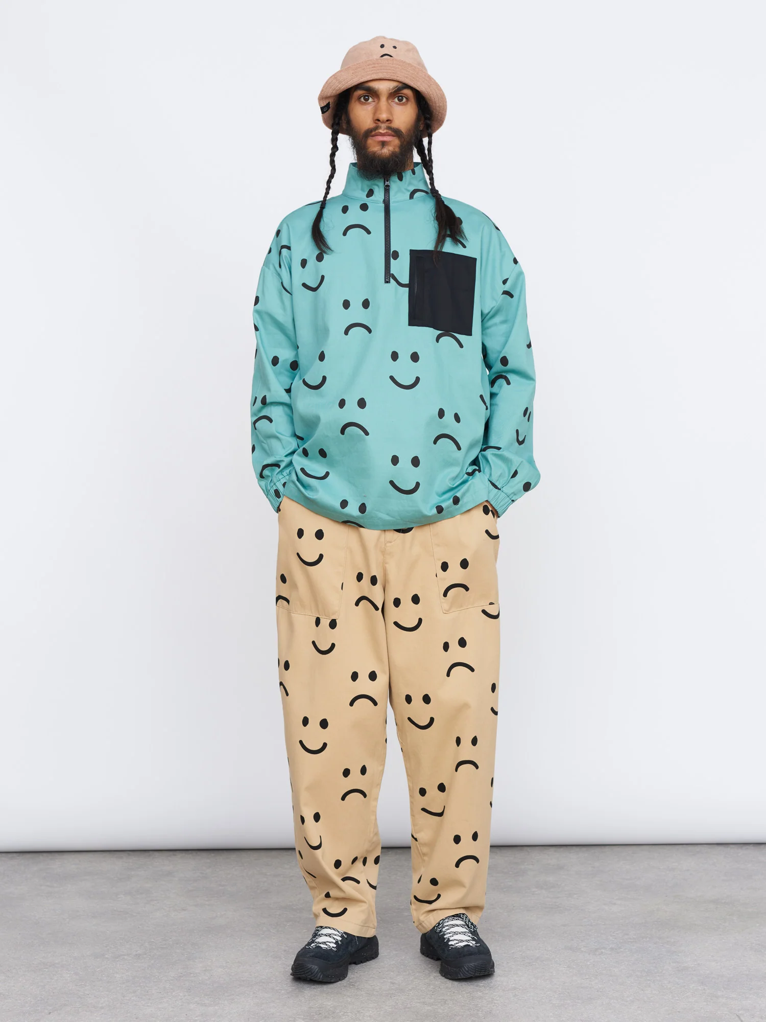 Happy Sad Green Tracktop