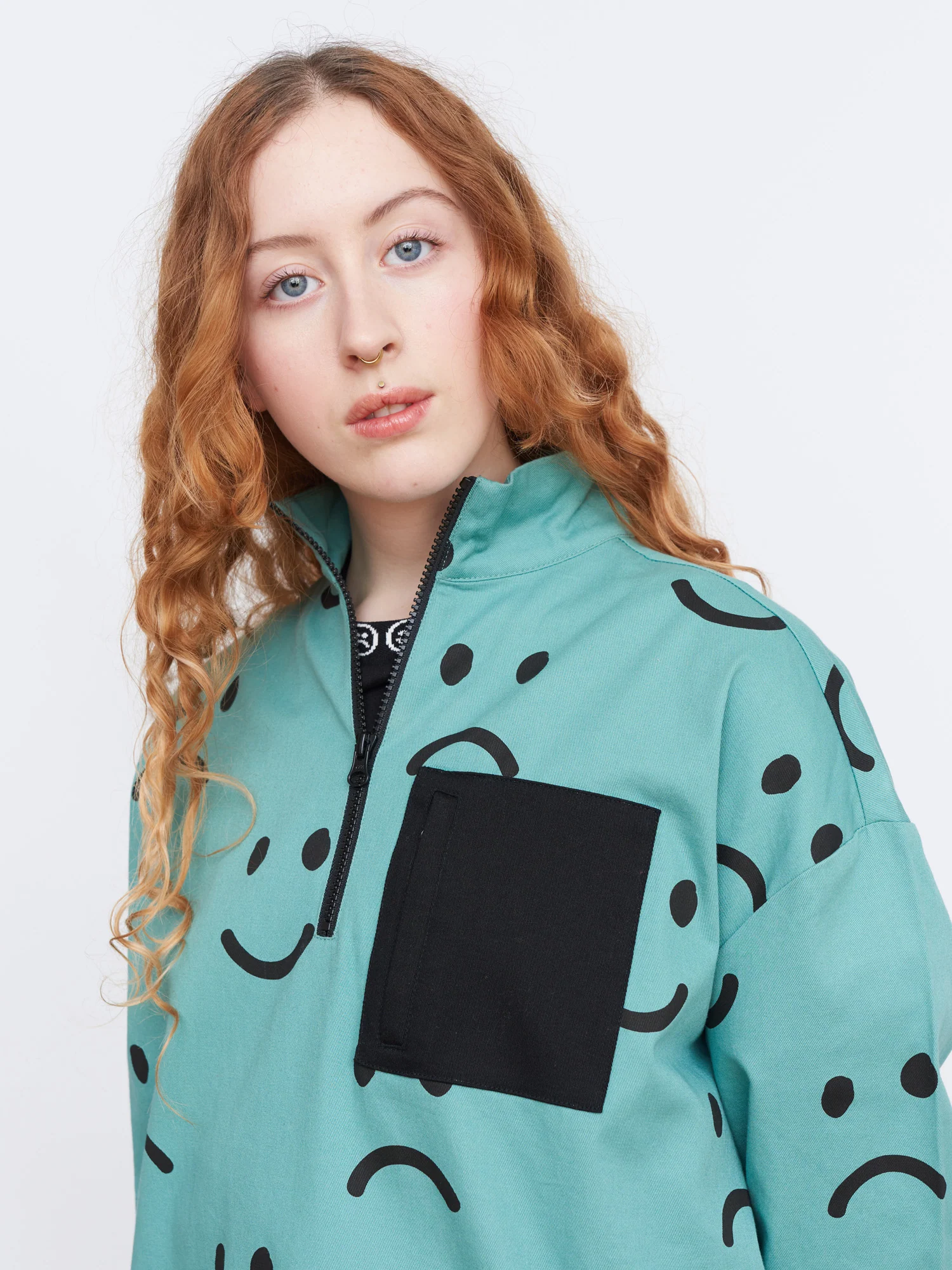 Happy Sad Green Tracktop - Image 2