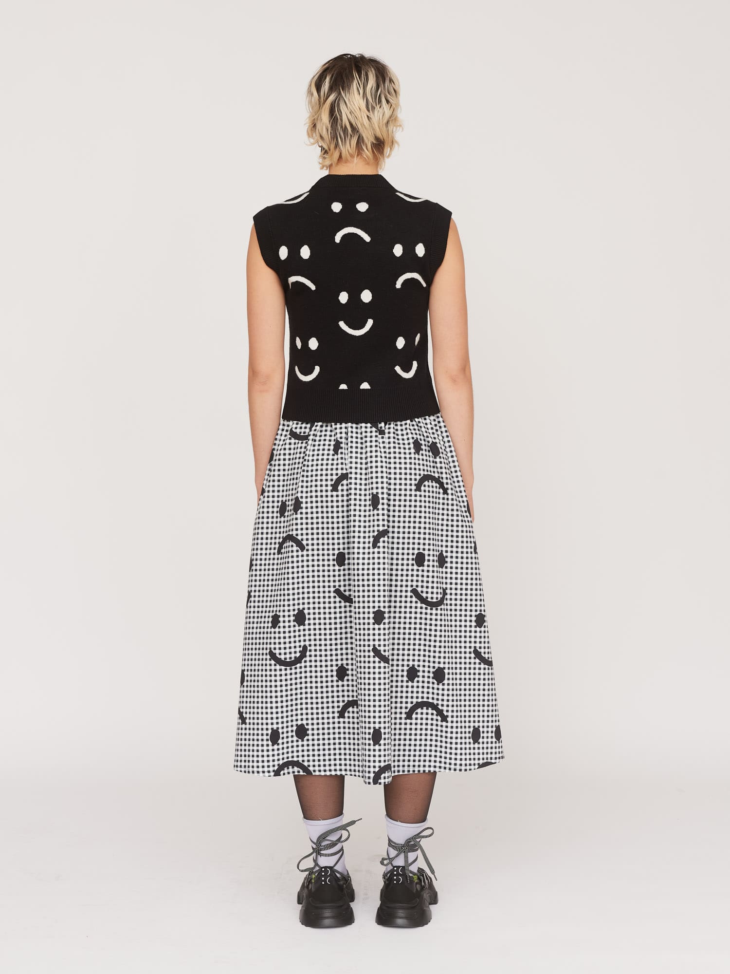 Happy Sad Knitted Vest - Image 7