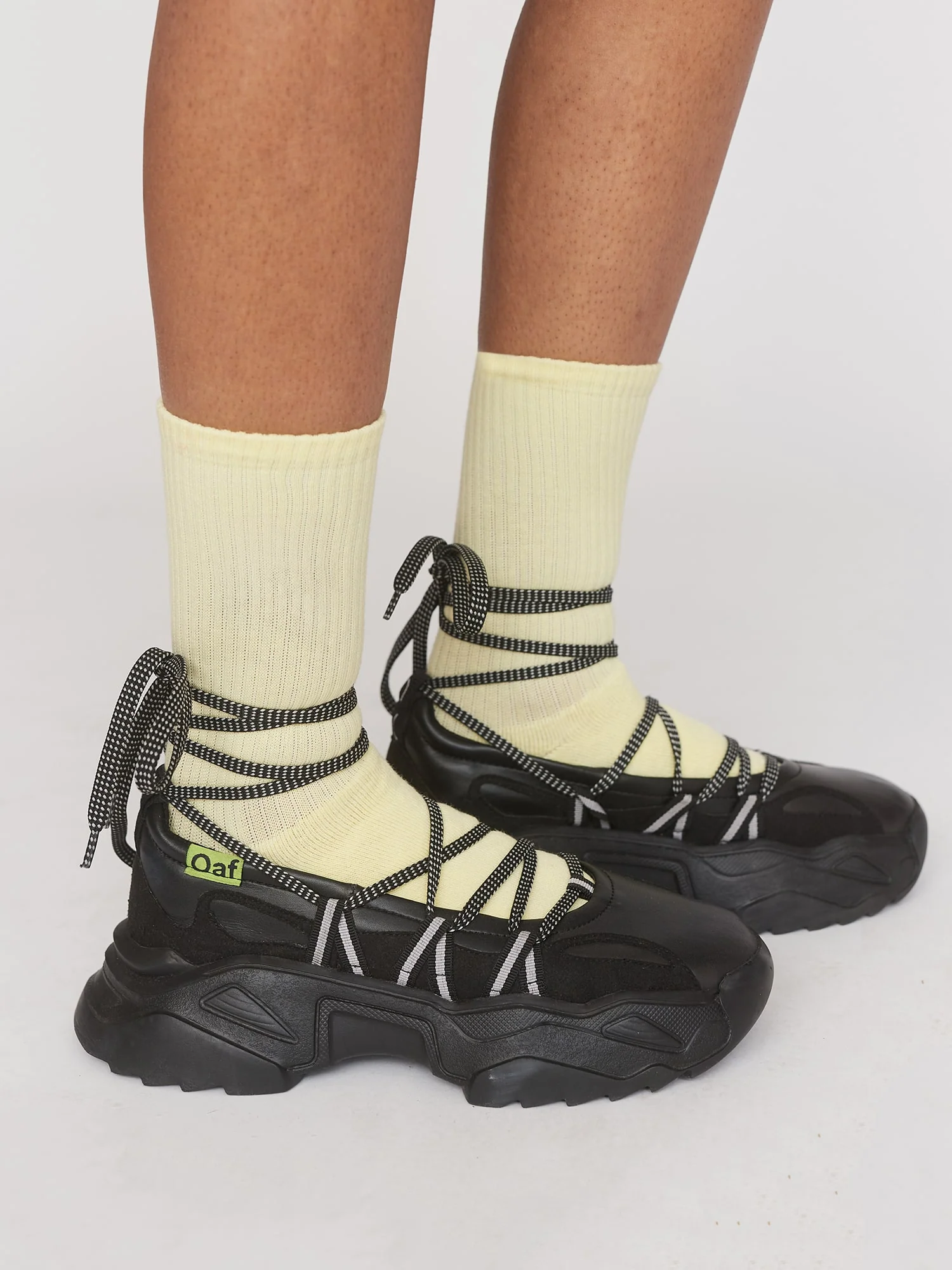 Happy Sad Lace Up Ballet Sneaker - Image 4