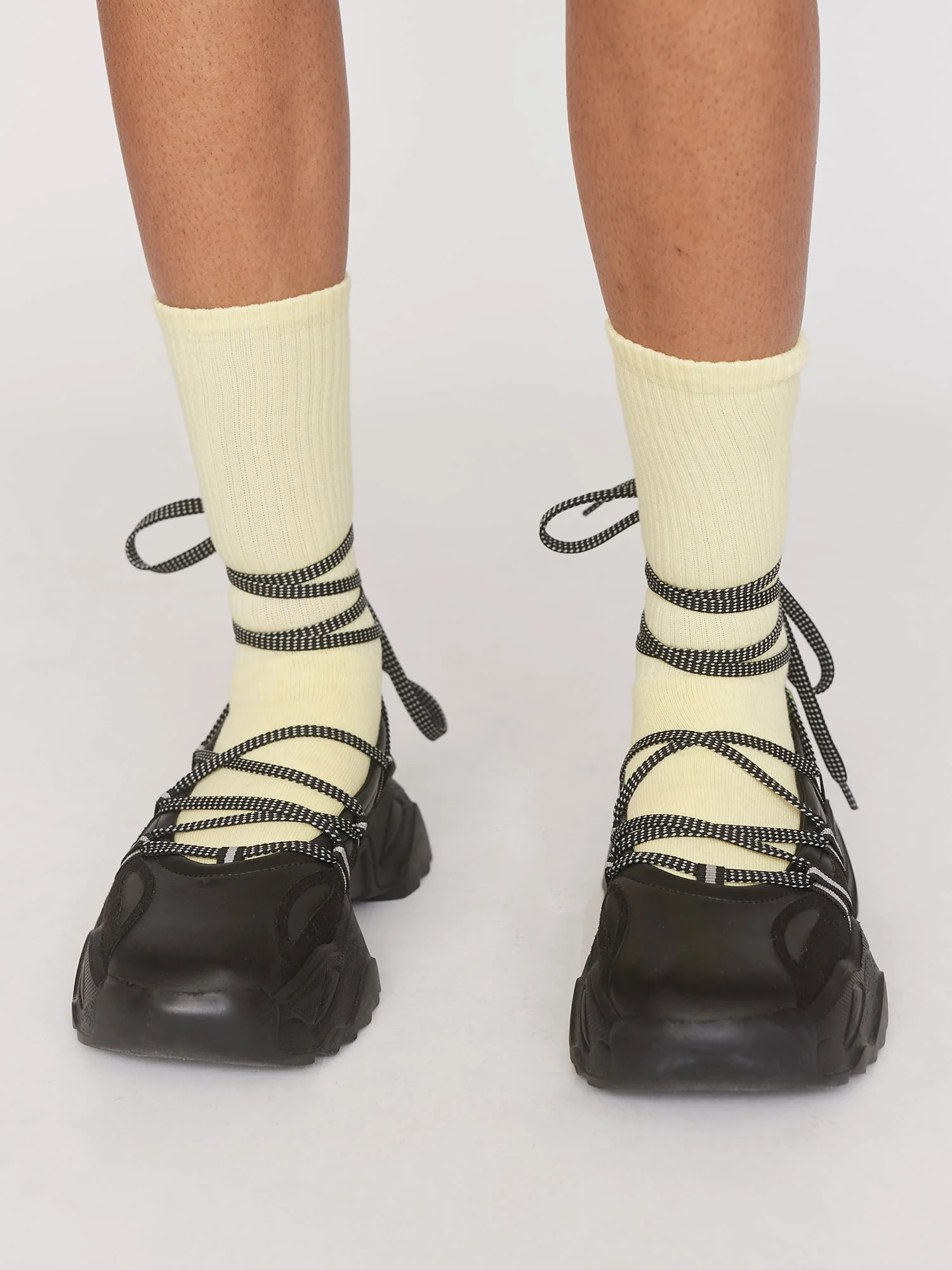 Happy Sad Lace Up Ballet Sneaker - Image 5