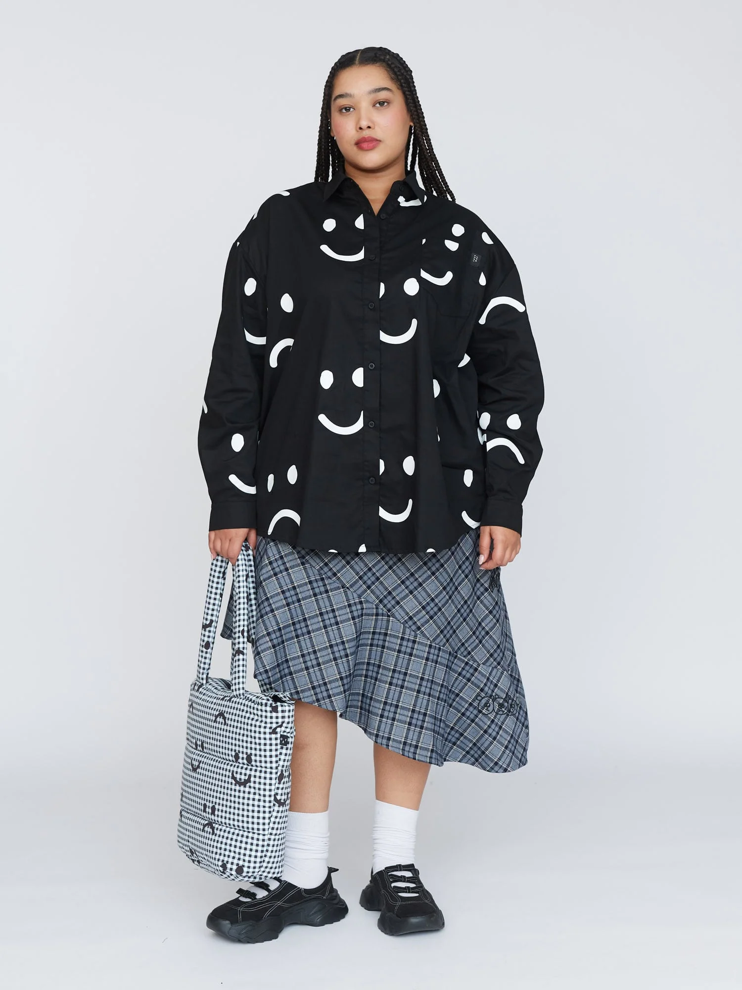Happy Sad Oversized Shirt - Image 4