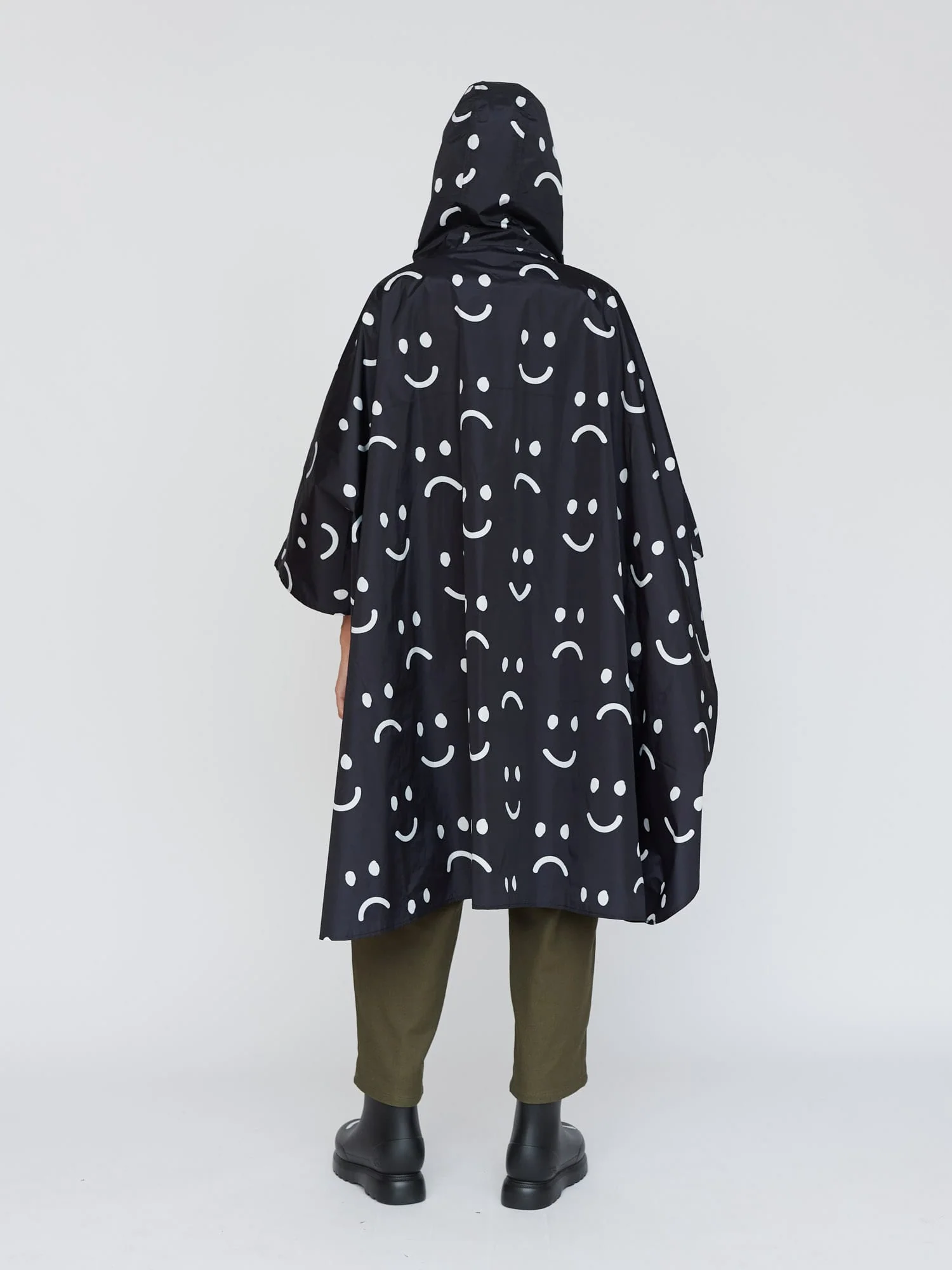 Happy Sad Rain Poncho - Image 5