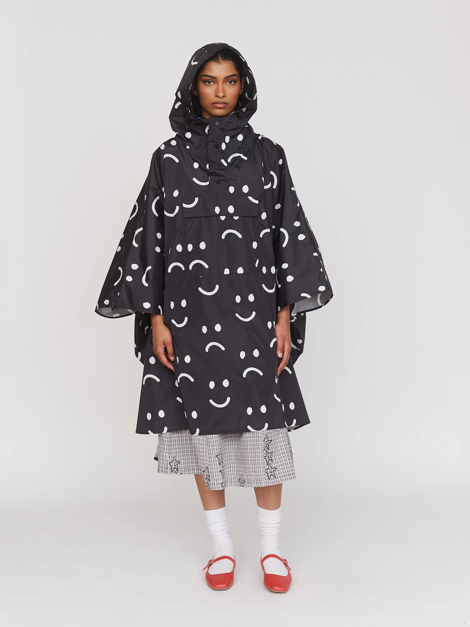 Happy Sad Rain Poncho - Image 6