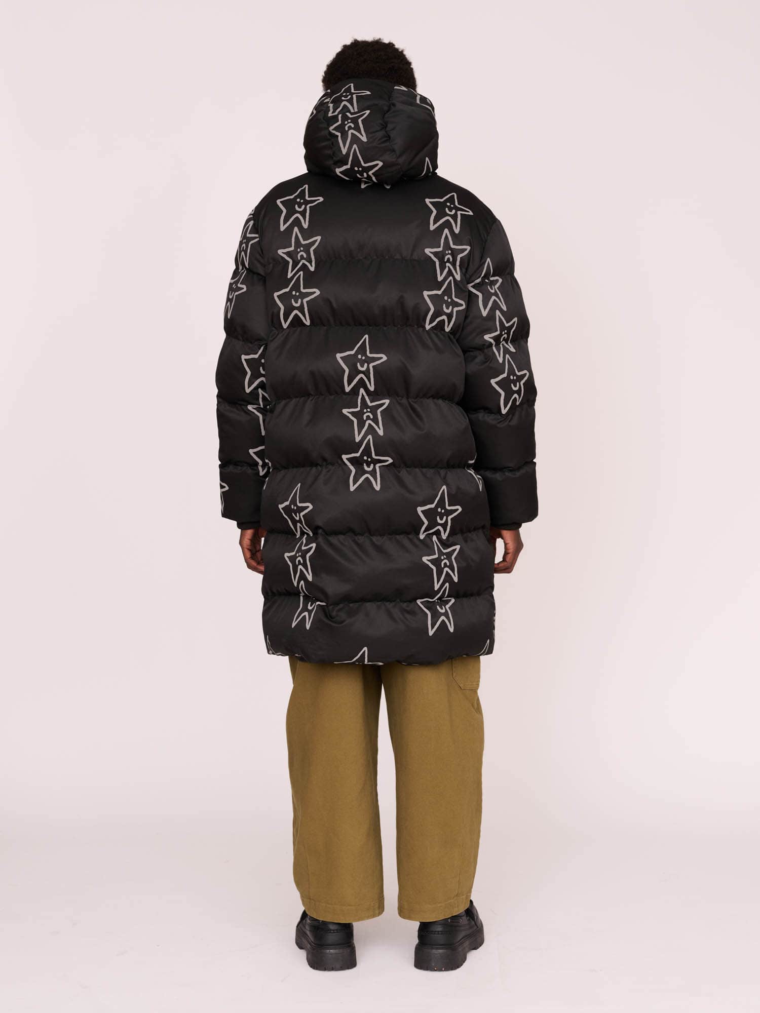 Happy Sad Star Longline Puffer - Image 8