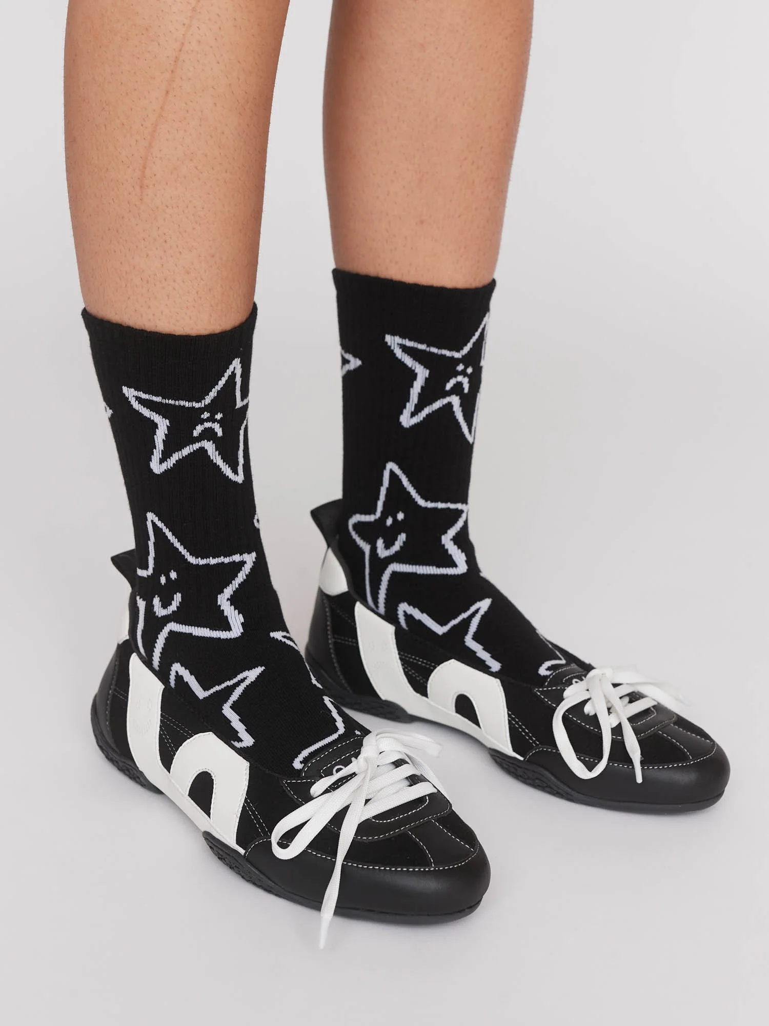 Happy Sad Star Socks - Image 2