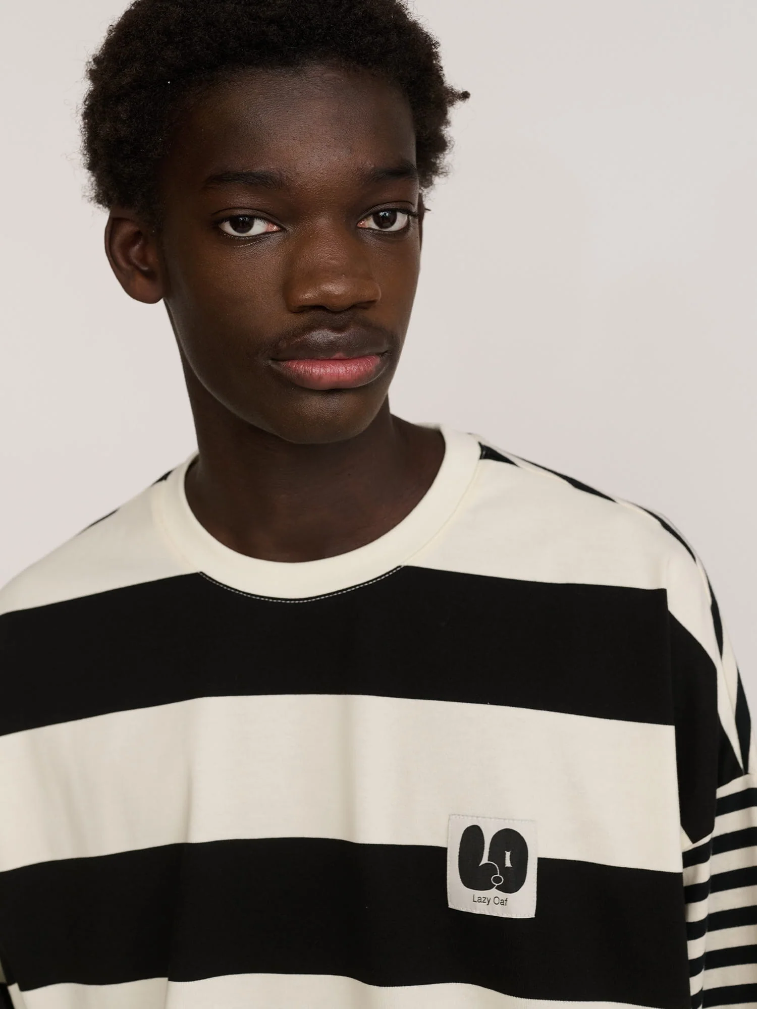 Happy Sad Stripe Long Sleeve T-shirt - Image 4