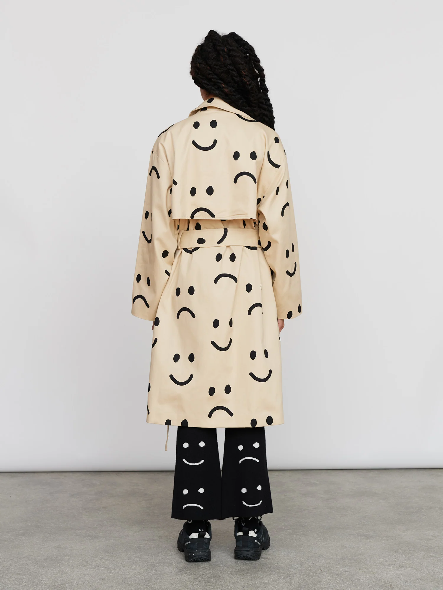 Happy Sad Trench Coat - Image 2